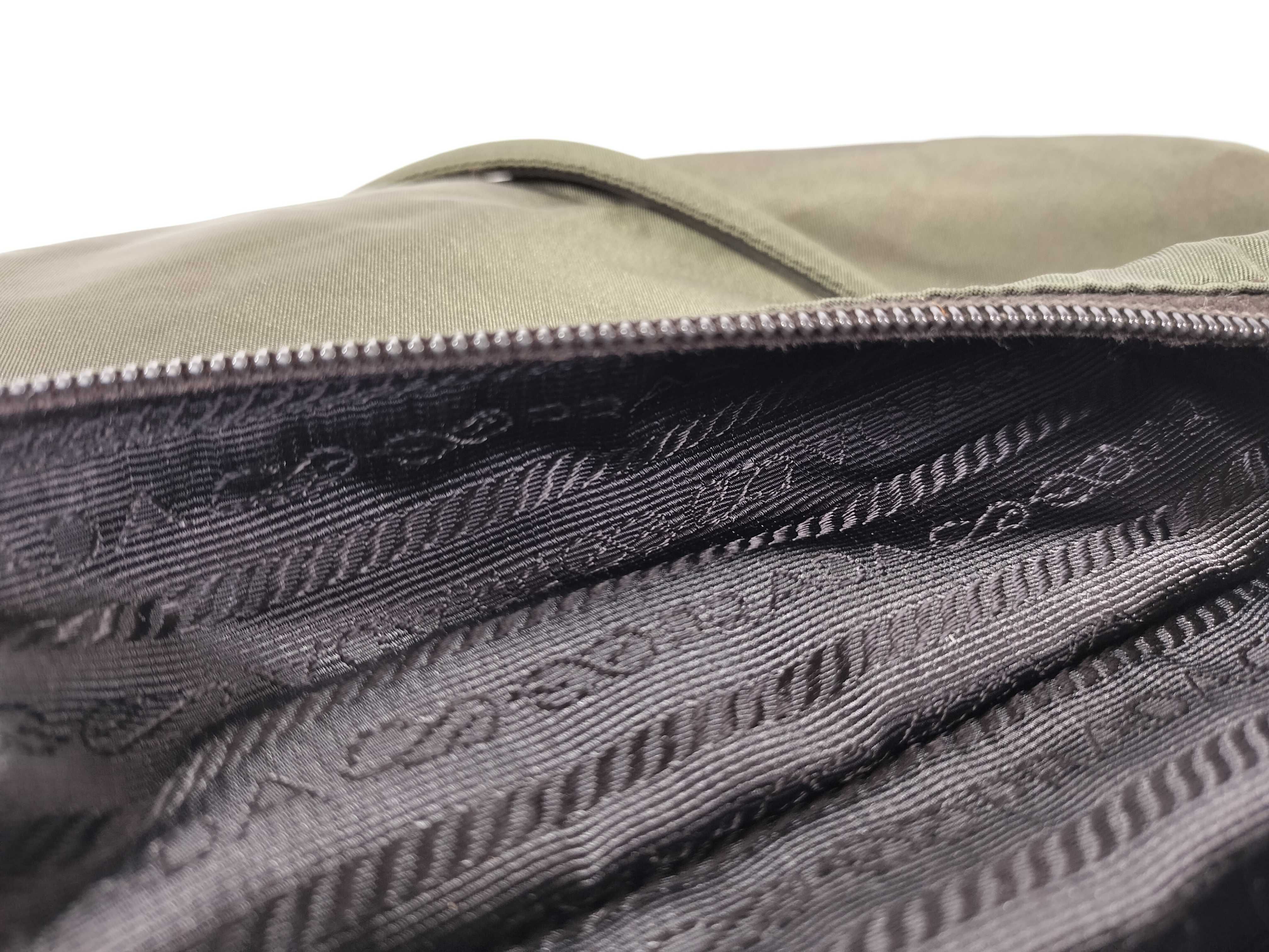 Nylon Prada Tote Bag B7352 Green 31 — view 11