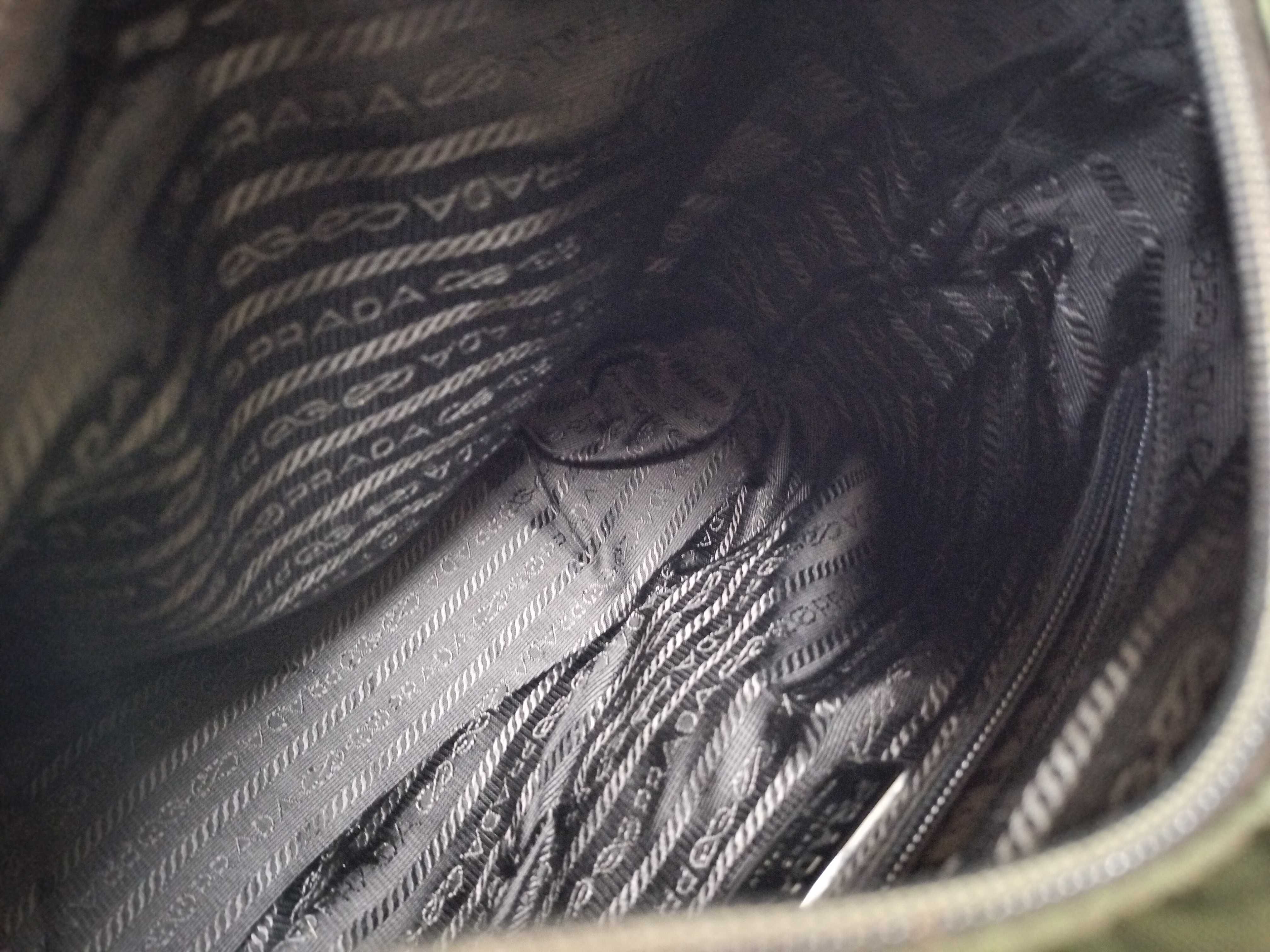 Nylon Prada Tote Bag B7352 Green 31 — view 7