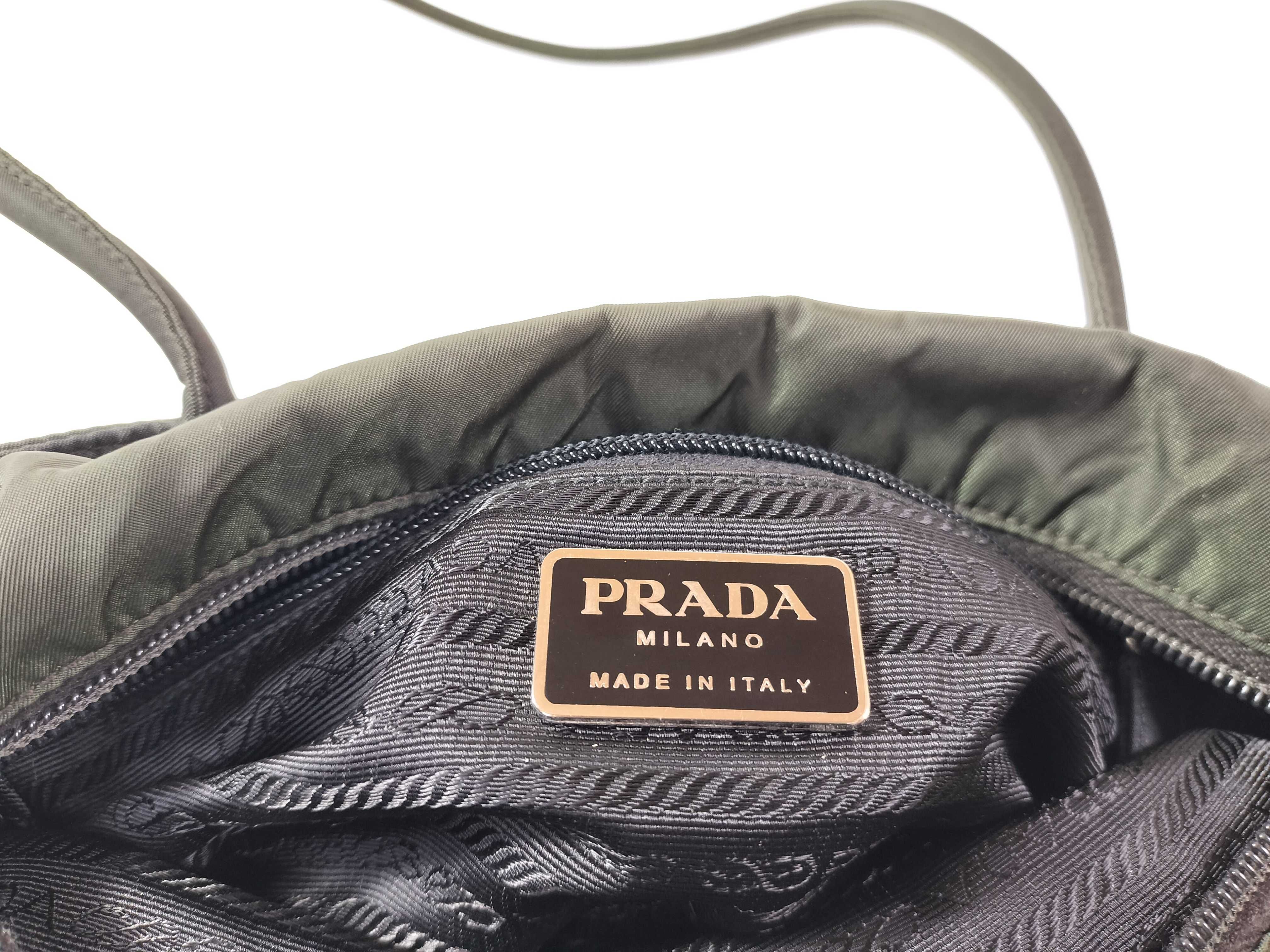 Nylon Prada Tote Bag B7352 Green 31 — view 8