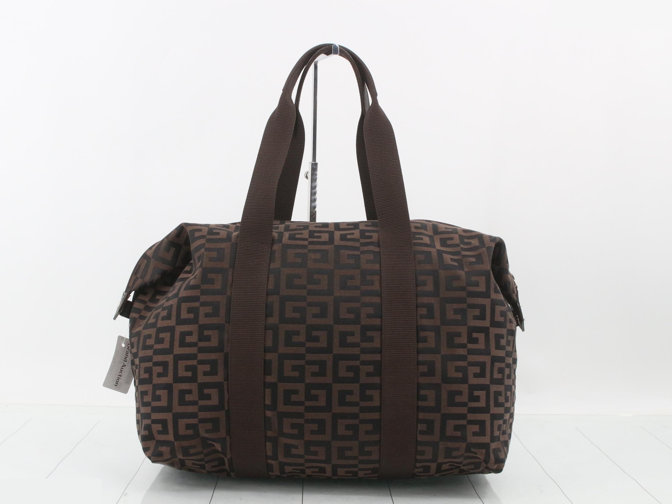 G logo canvas brown W40H25D15 — view 2