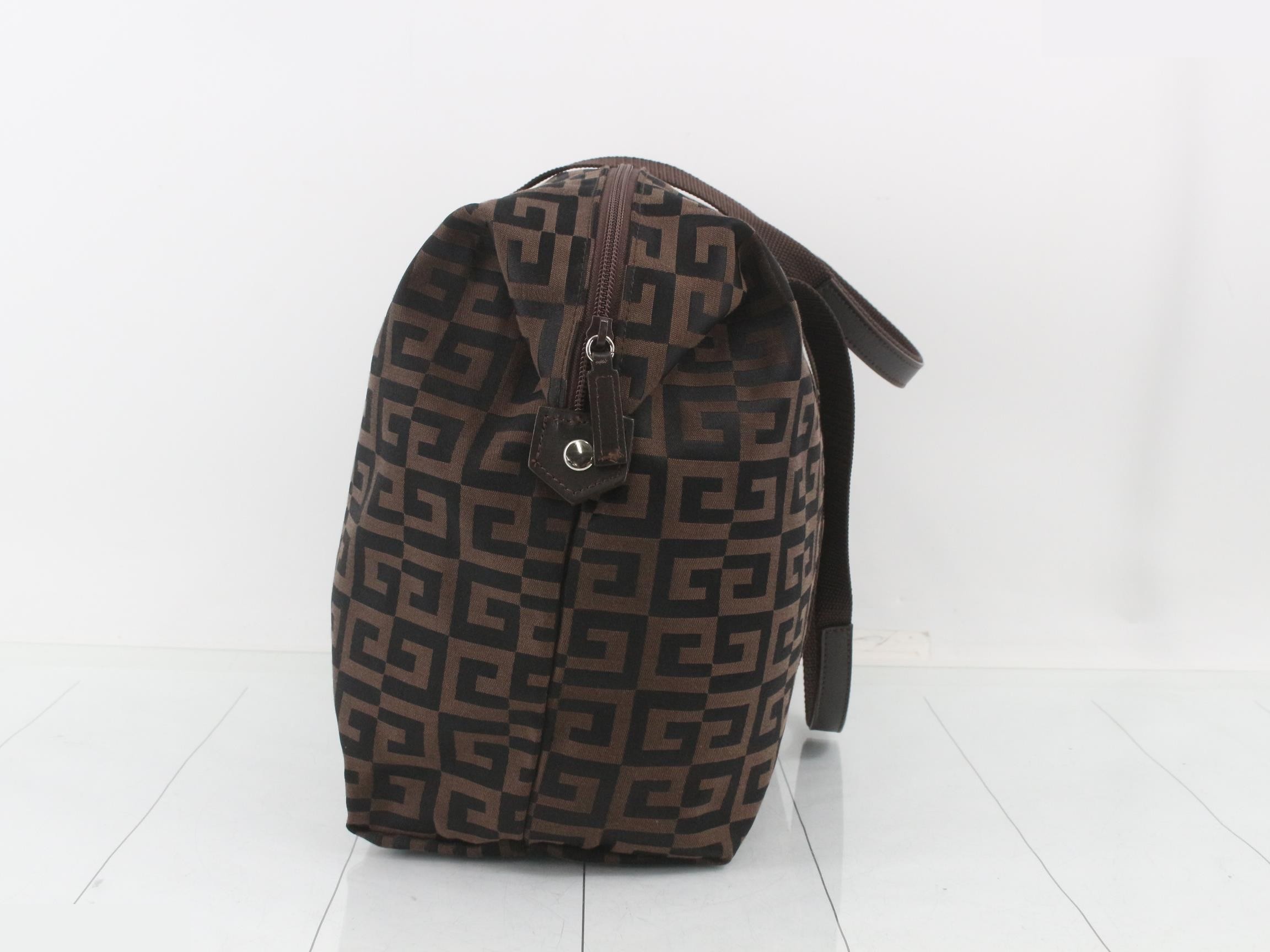 G logo canvas brown W40H25D15 — view 4