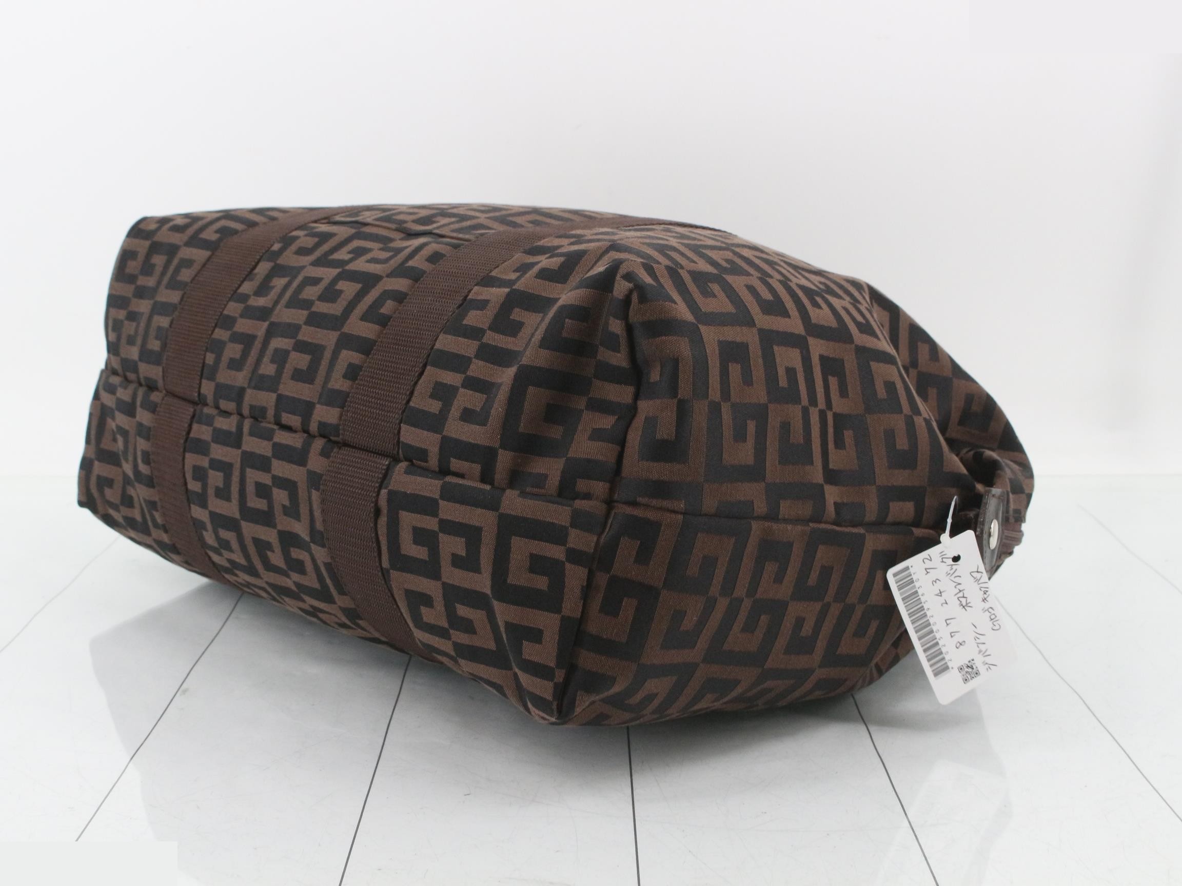 G logo canvas brown W40H25D15 — view 6