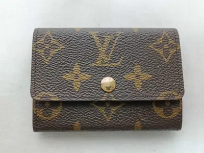 Monogram Portemonnaie Plat Coin Case