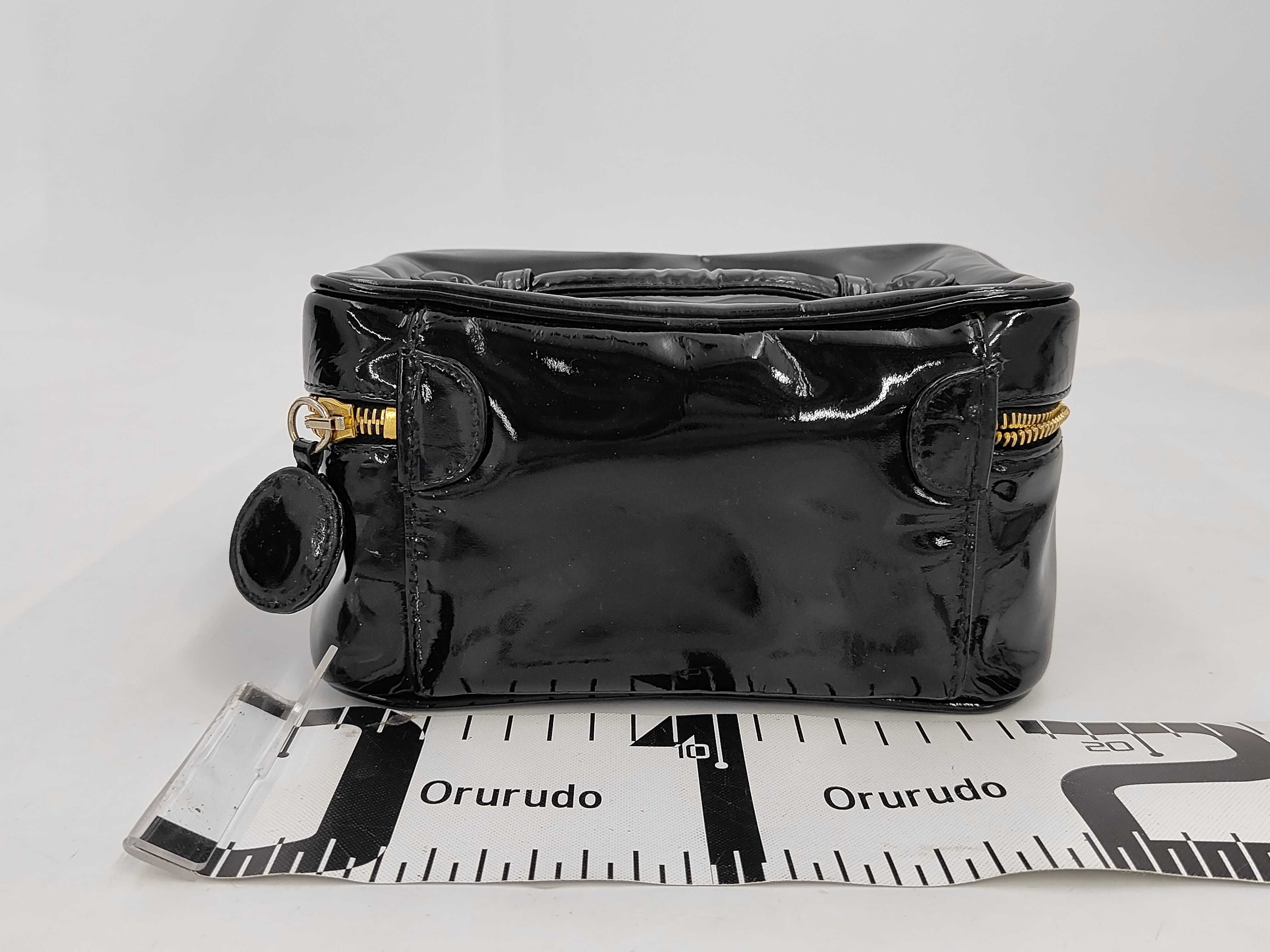 patent leather vanity bag — view 2