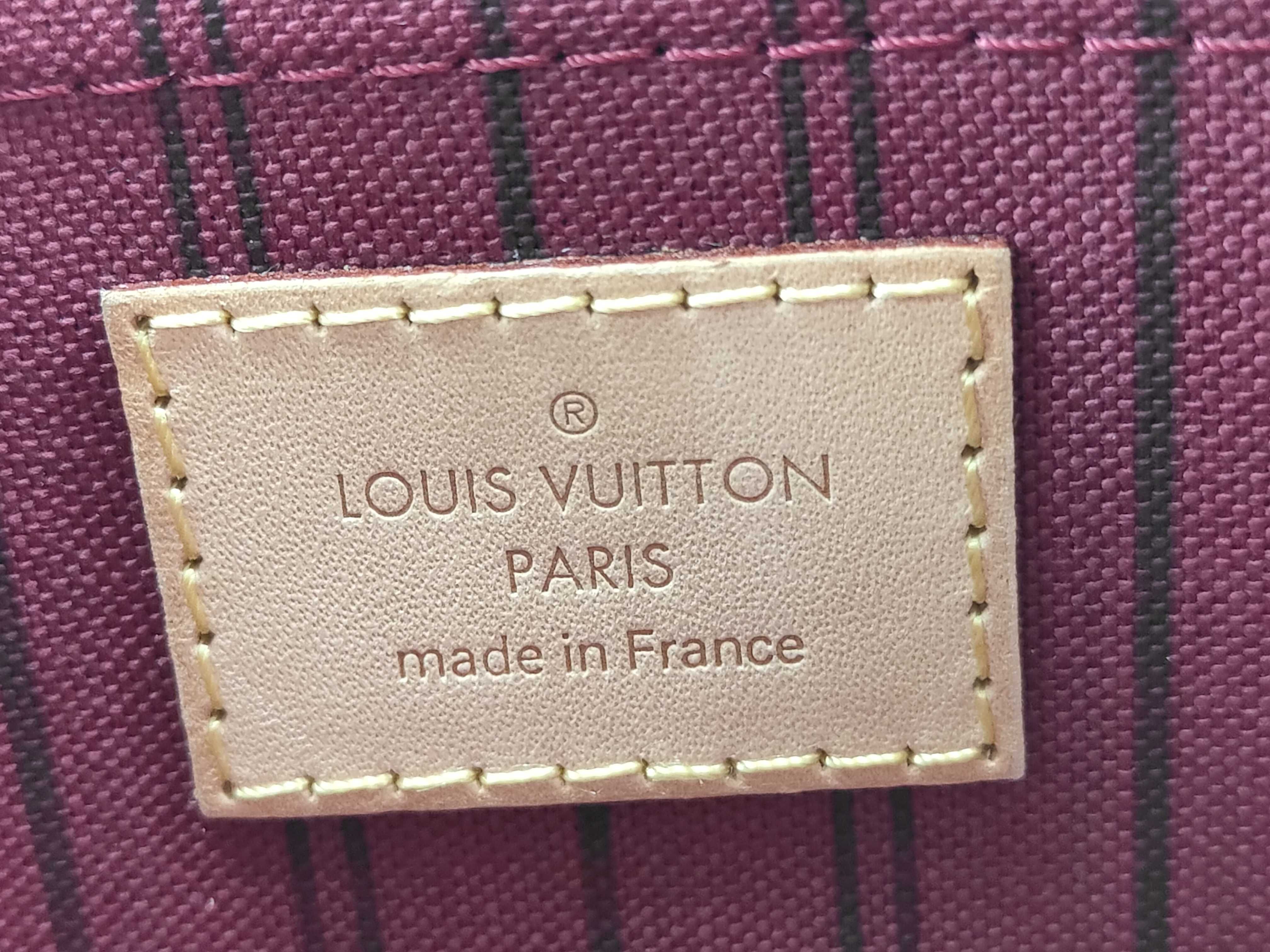 Monogram Neverfull with attached pouch — view 11