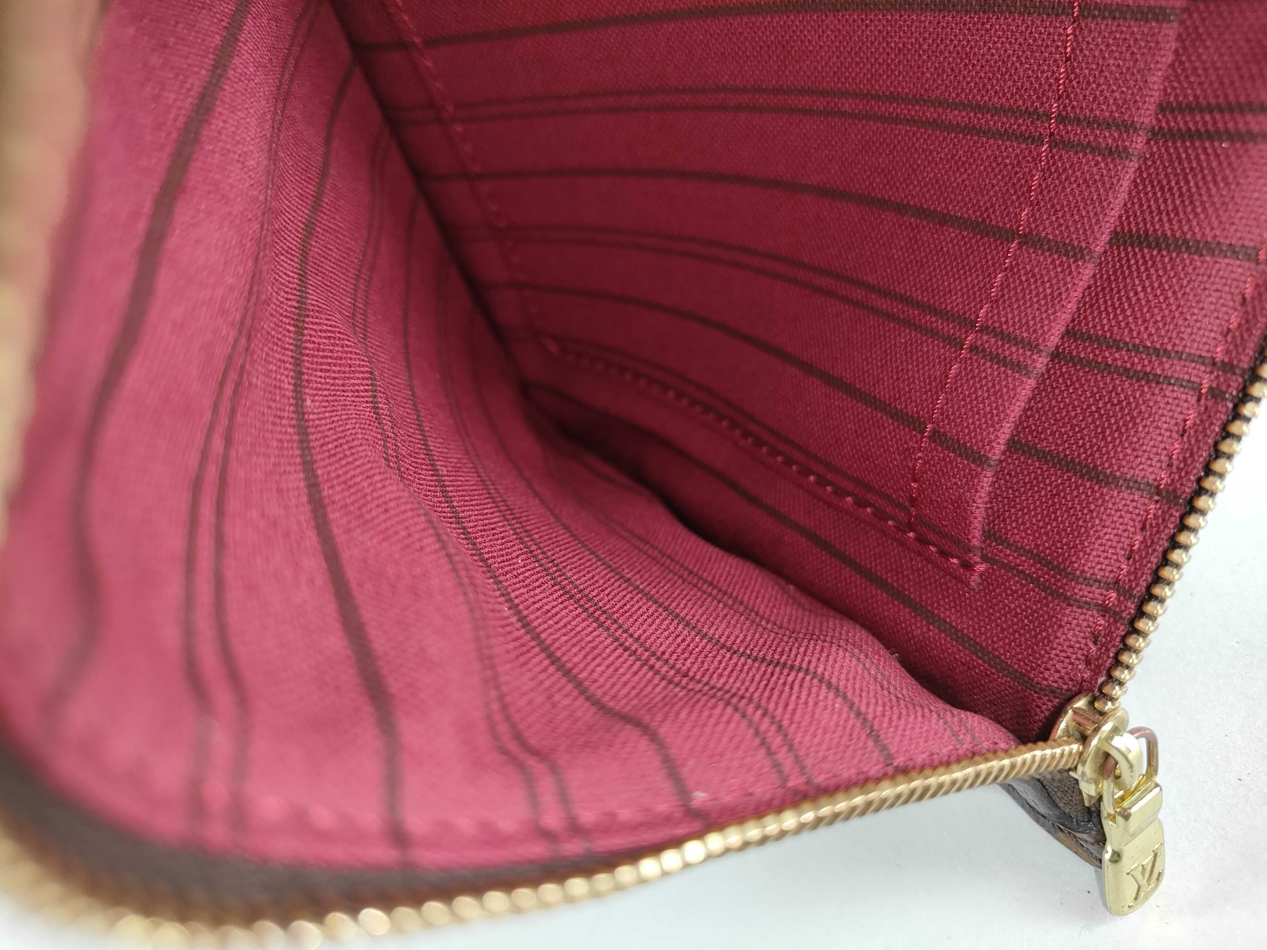 Monogram Neverfull with attached pouch — view 13