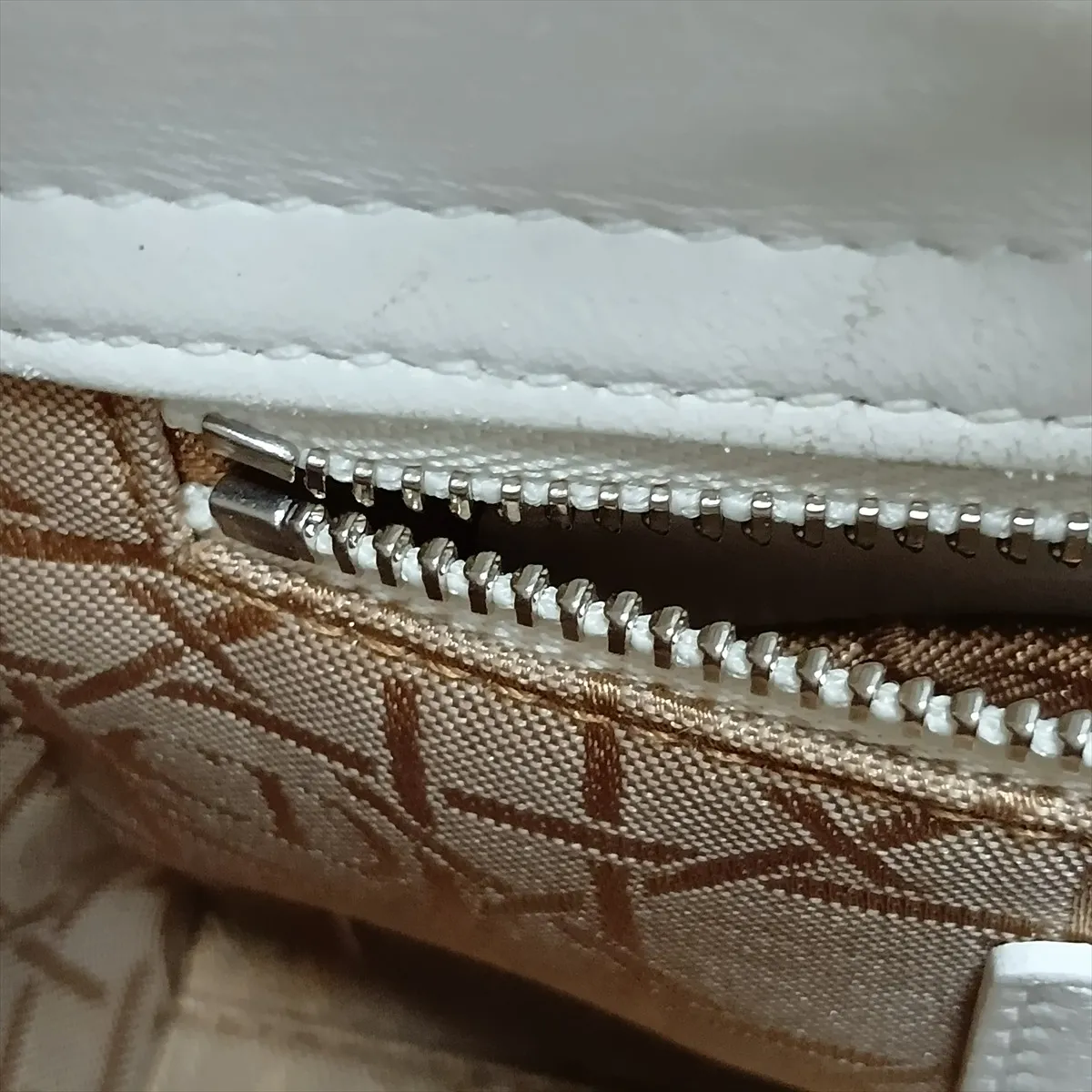 Cannage Lady Dior Mini Leather 2-Way Handbag, White — view 12