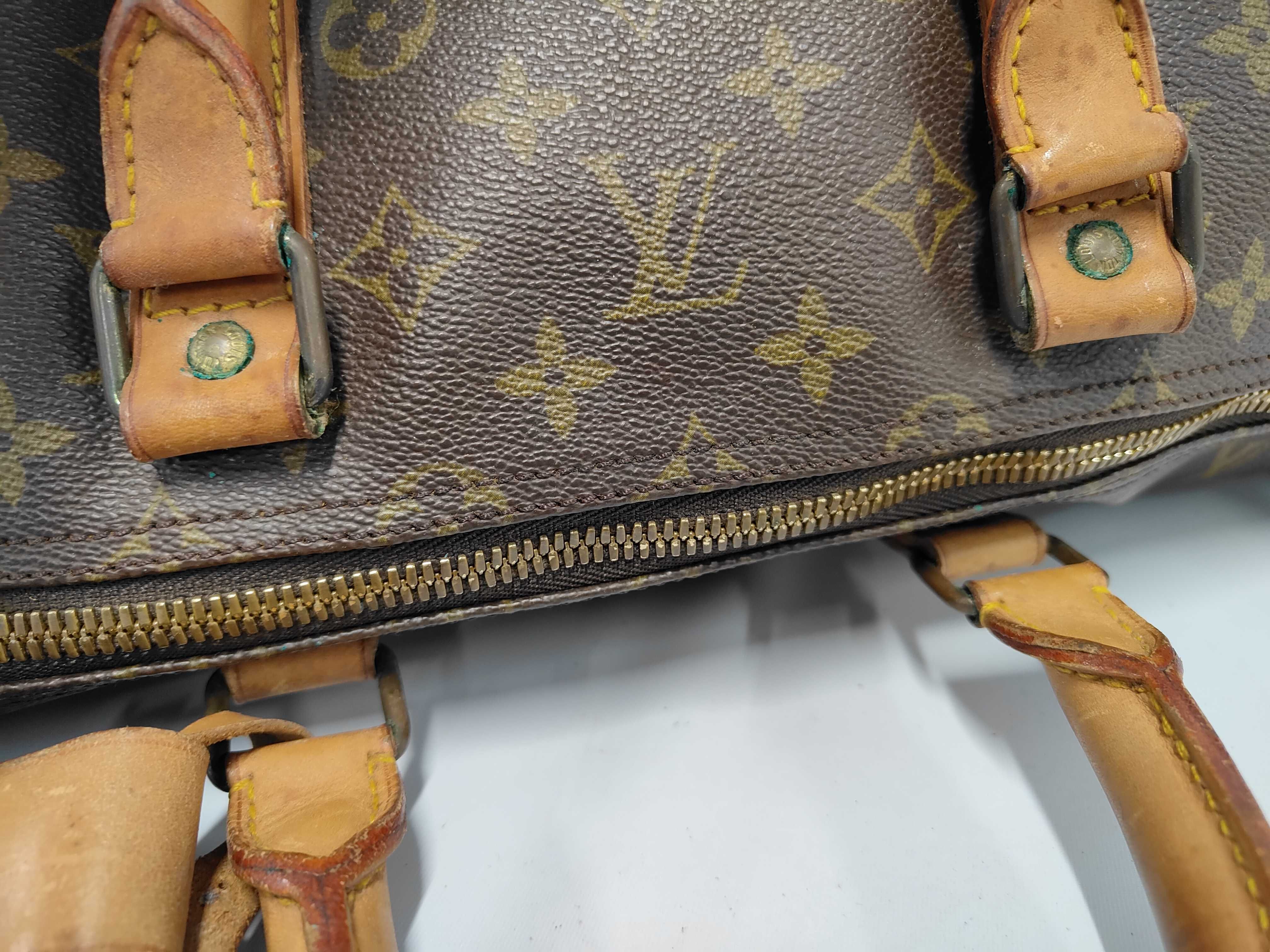 Keepall 55 Monogram Boston Bag with Padlock, Handle, and Name Tag — view 8