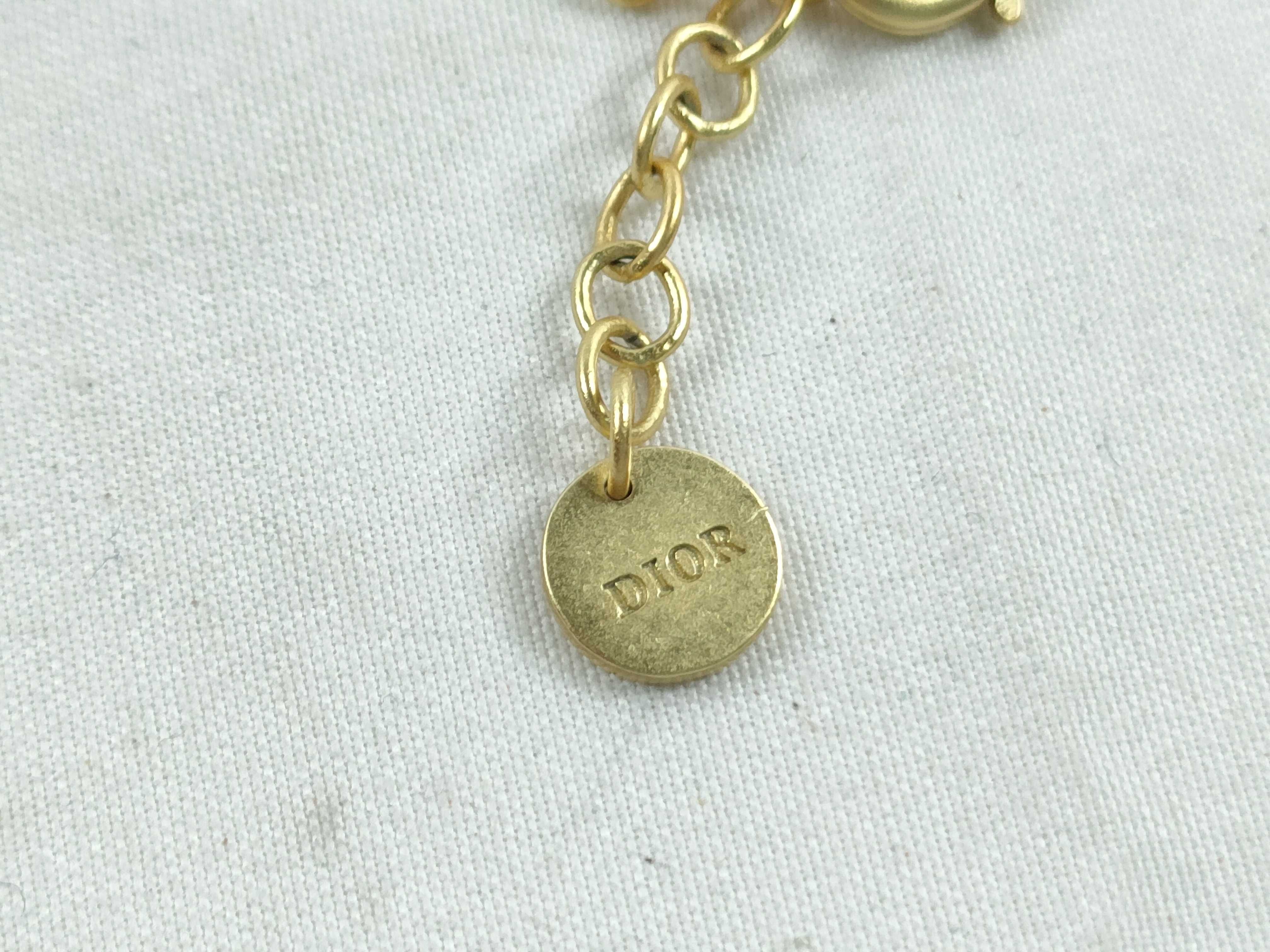 CD Logo Pearl Necklace — view 6