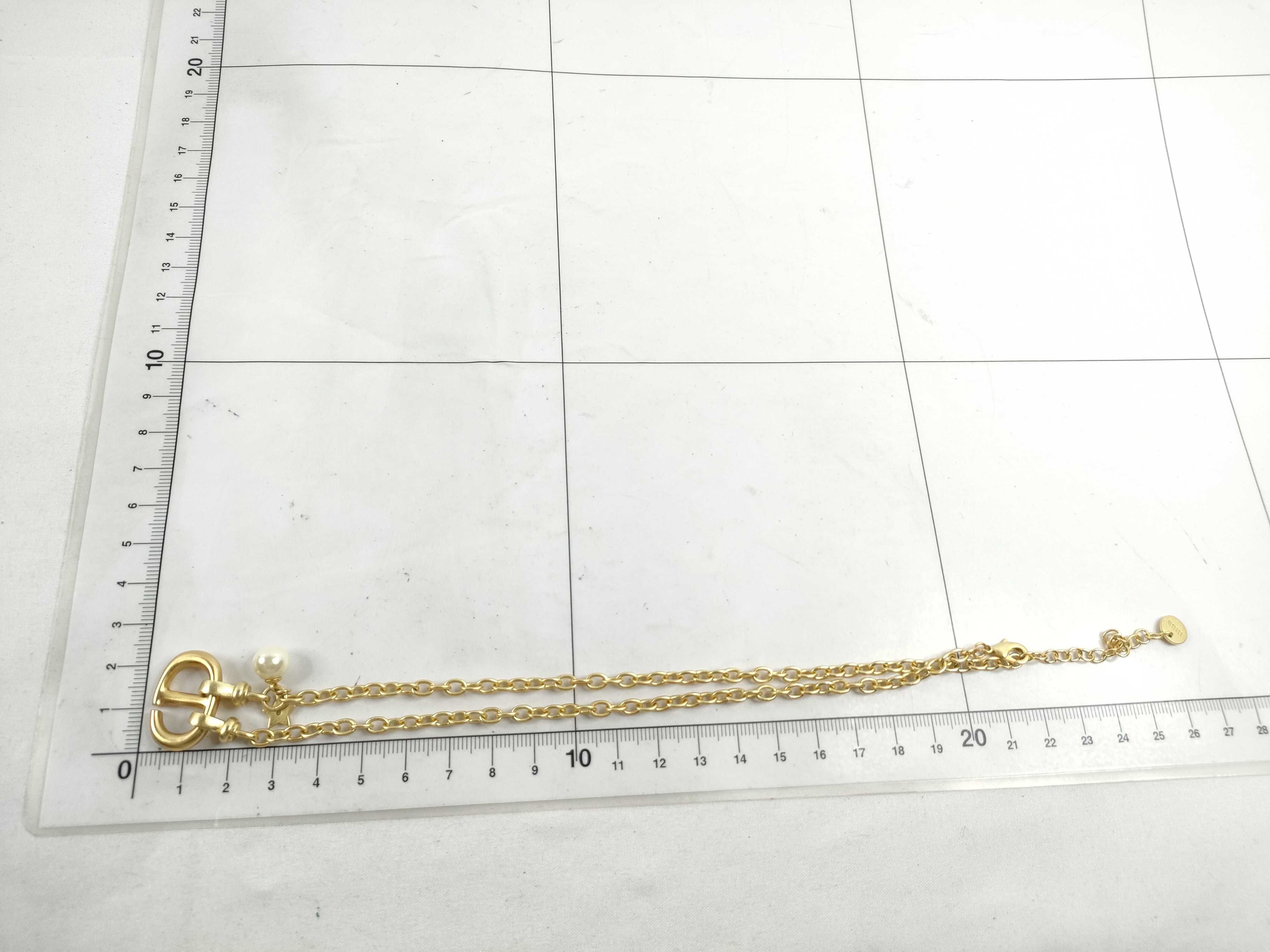 CD Logo Pearl Necklace — view 9