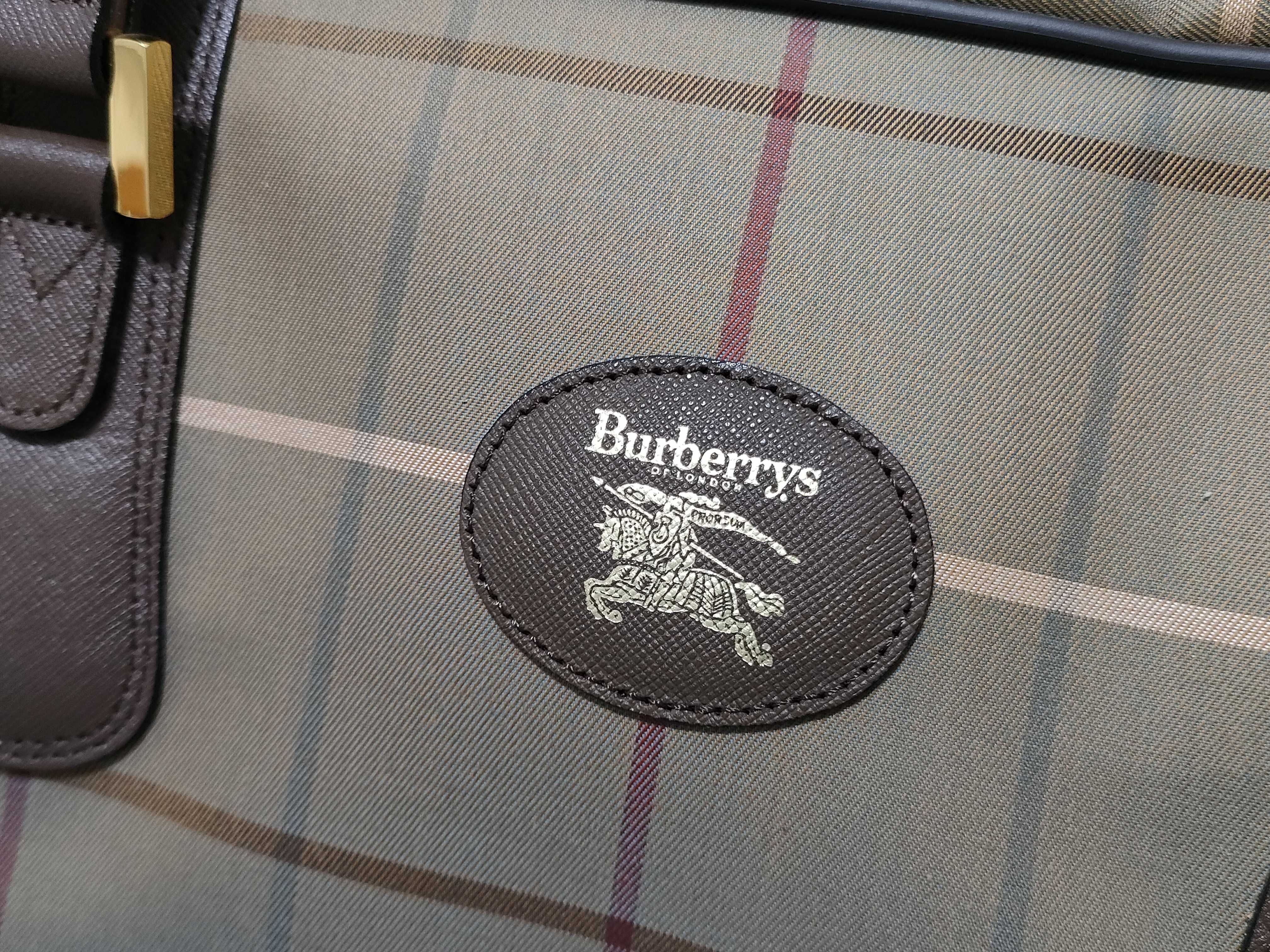 Checkered Boston Bag with Pouch — view 12