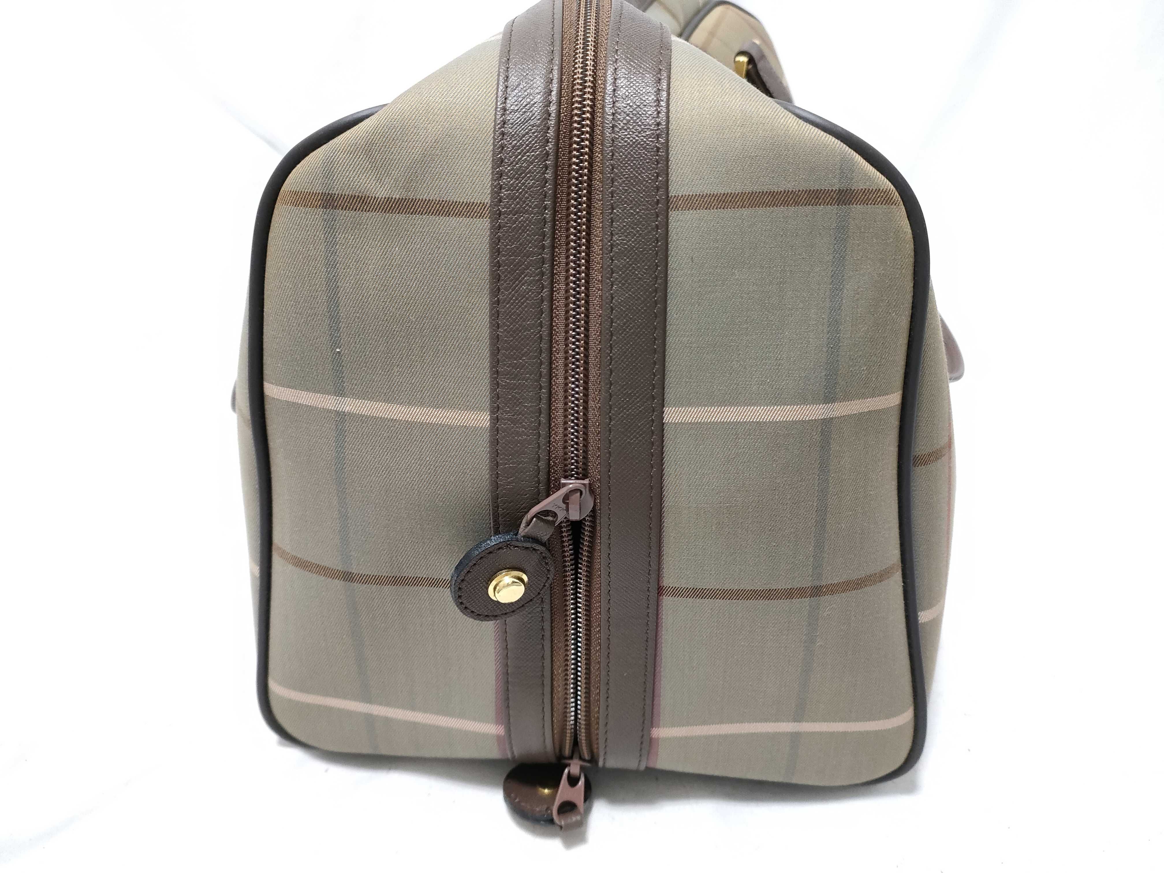 Checkered Boston Bag with Pouch — view 14