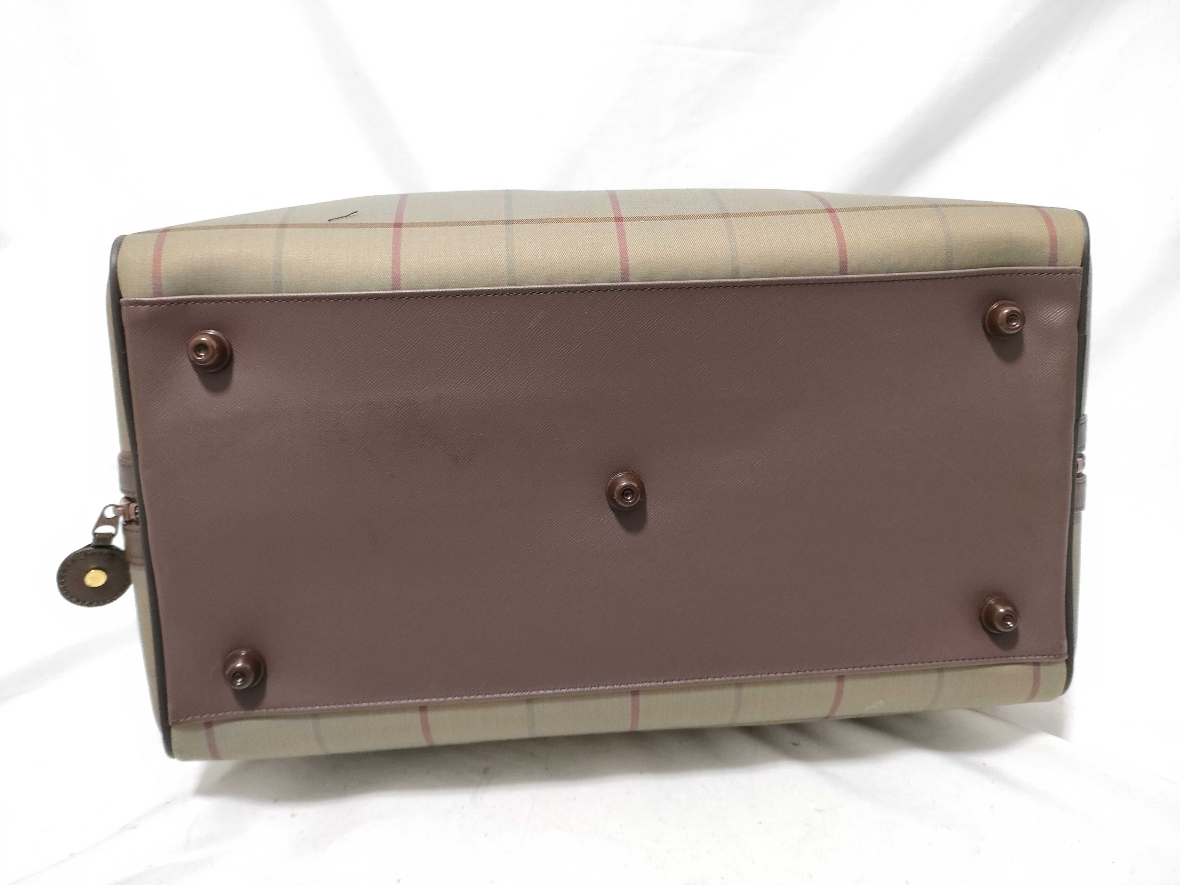 Checkered Boston Bag with Pouch — view 8