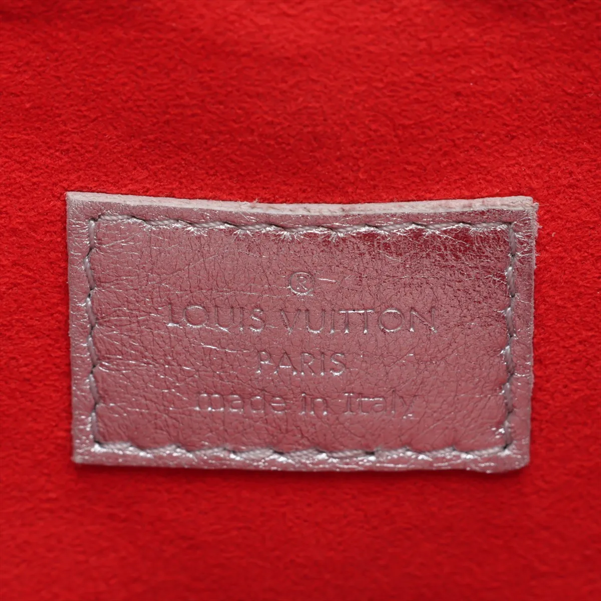 Monogram Embossed Couchon PM M57913 PL0281 Silver (RFID detected) — view 10