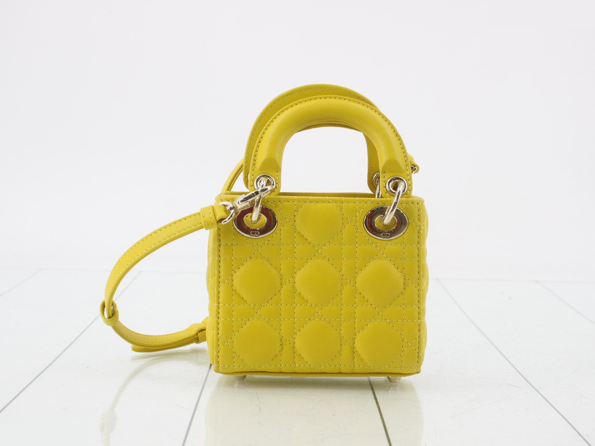 Lady Dior Cannage Lamb 2-Way Shoulder/Handbag — view 2