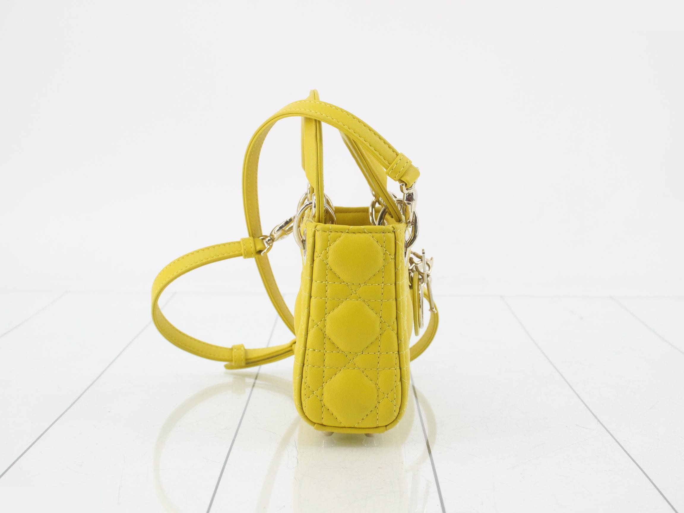 Lady Dior Cannage Lamb 2-Way Shoulder/Handbag — view 4