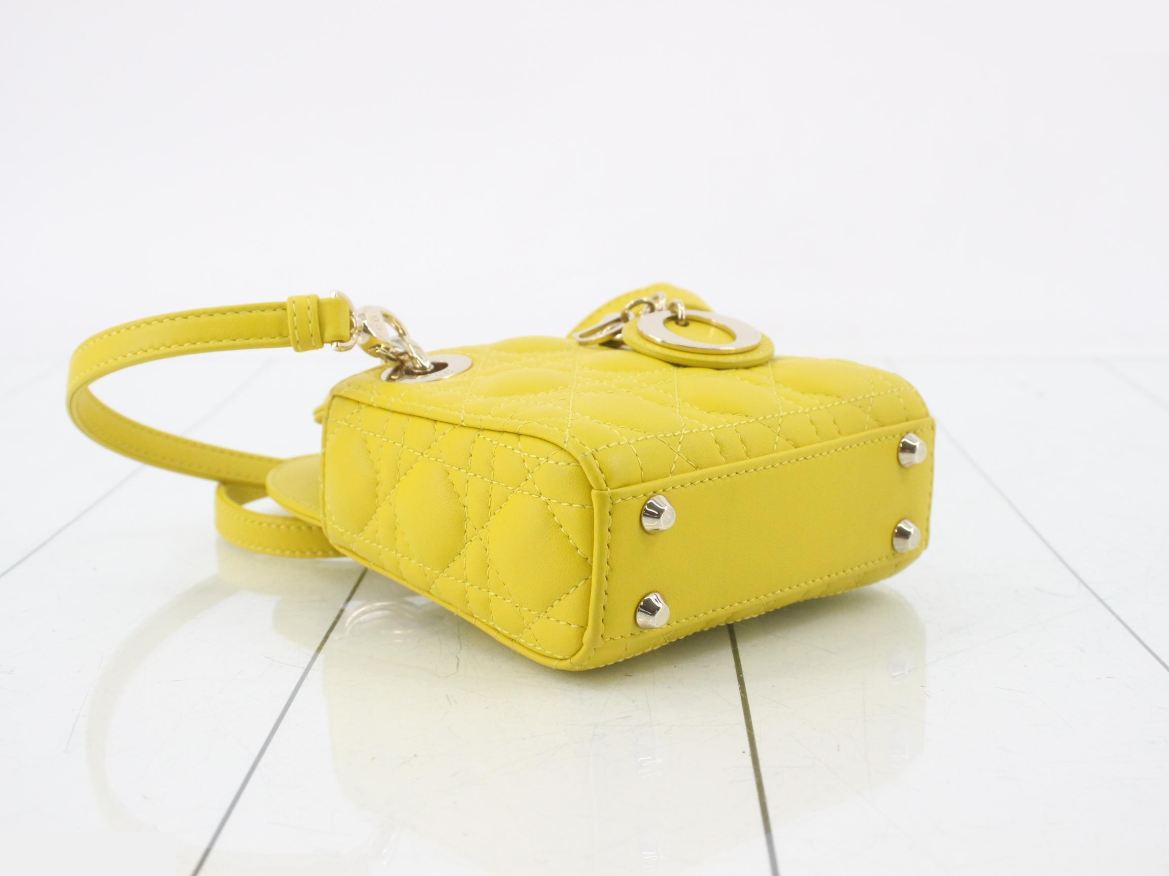 Lady Dior Cannage Lamb 2-Way Shoulder/Handbag — view 5