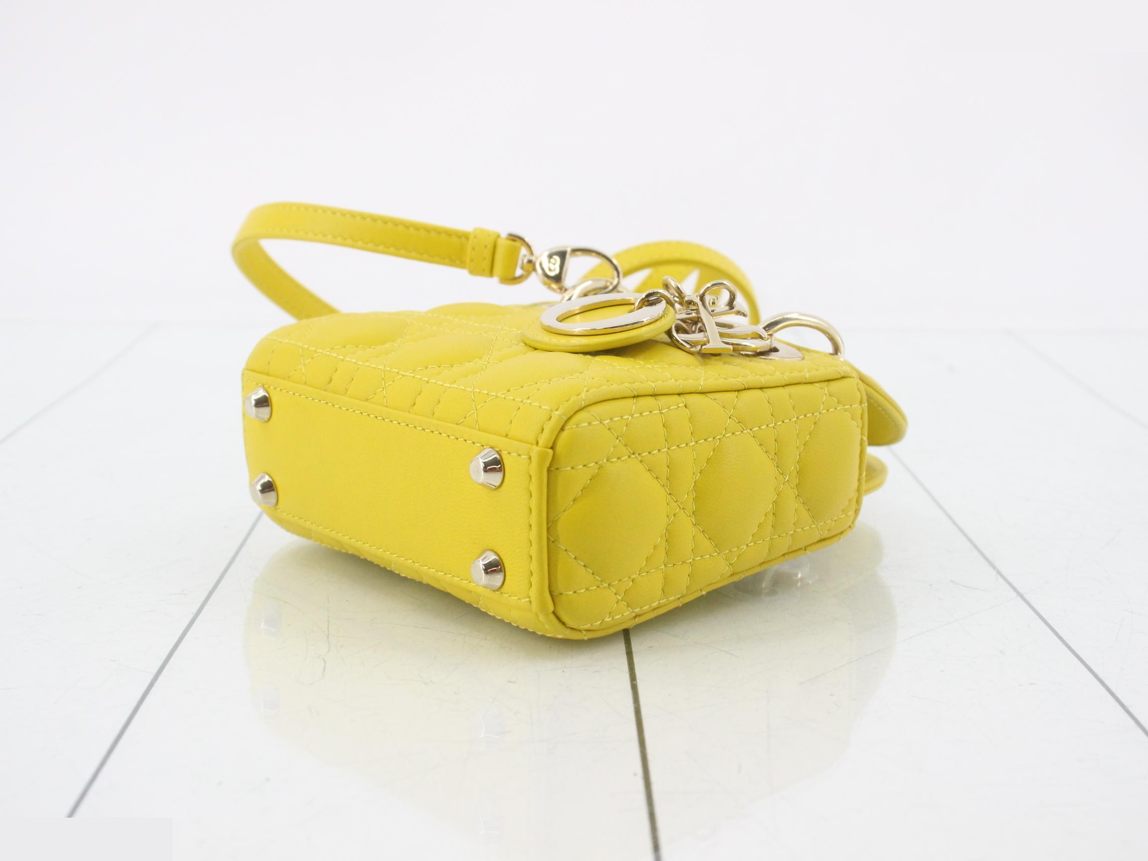 Lady Dior Cannage Lamb 2-Way Shoulder/Handbag — view 6