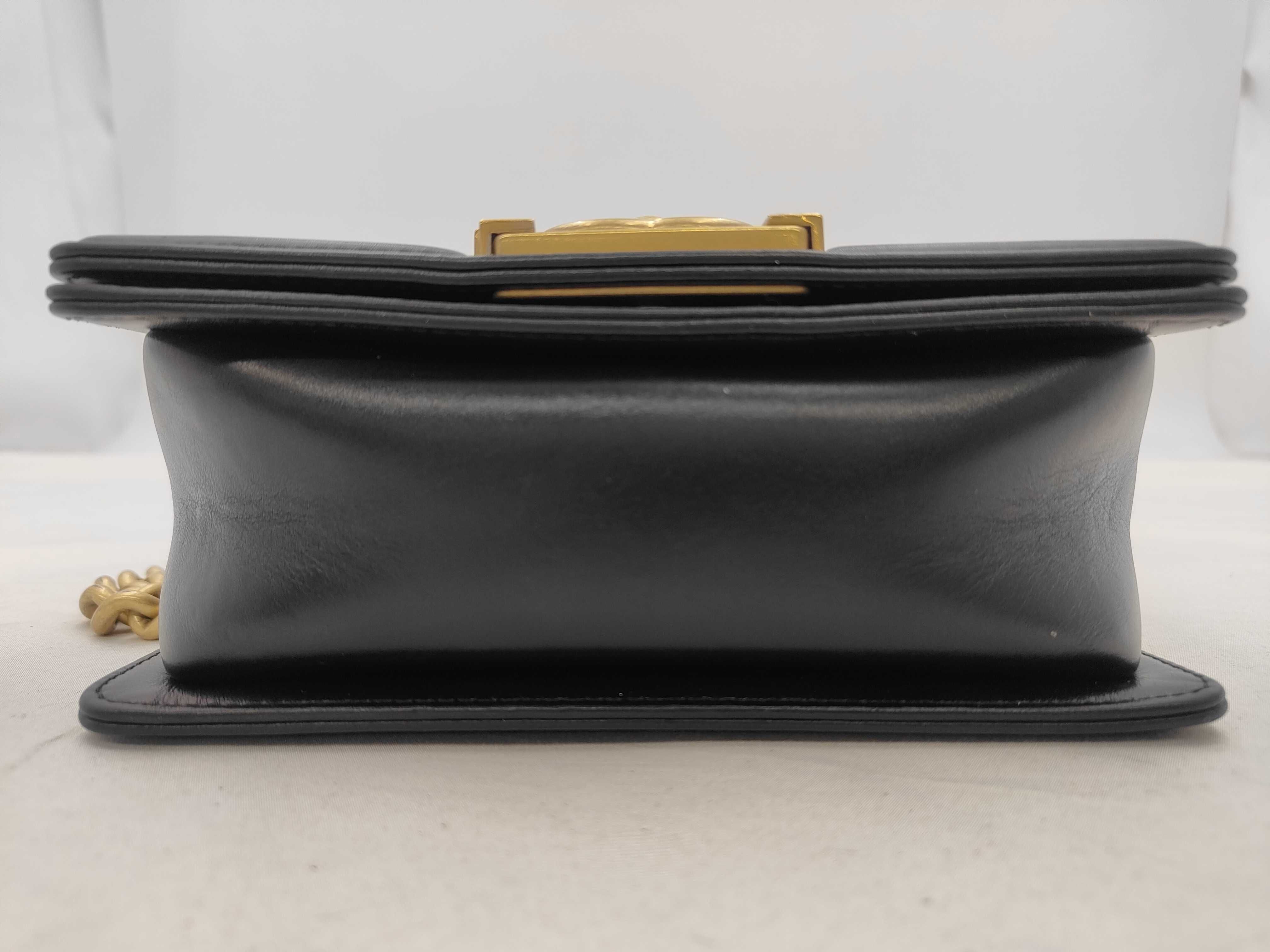 Boy Chanel 18 Chain Shoulder Bag, Black — view 7