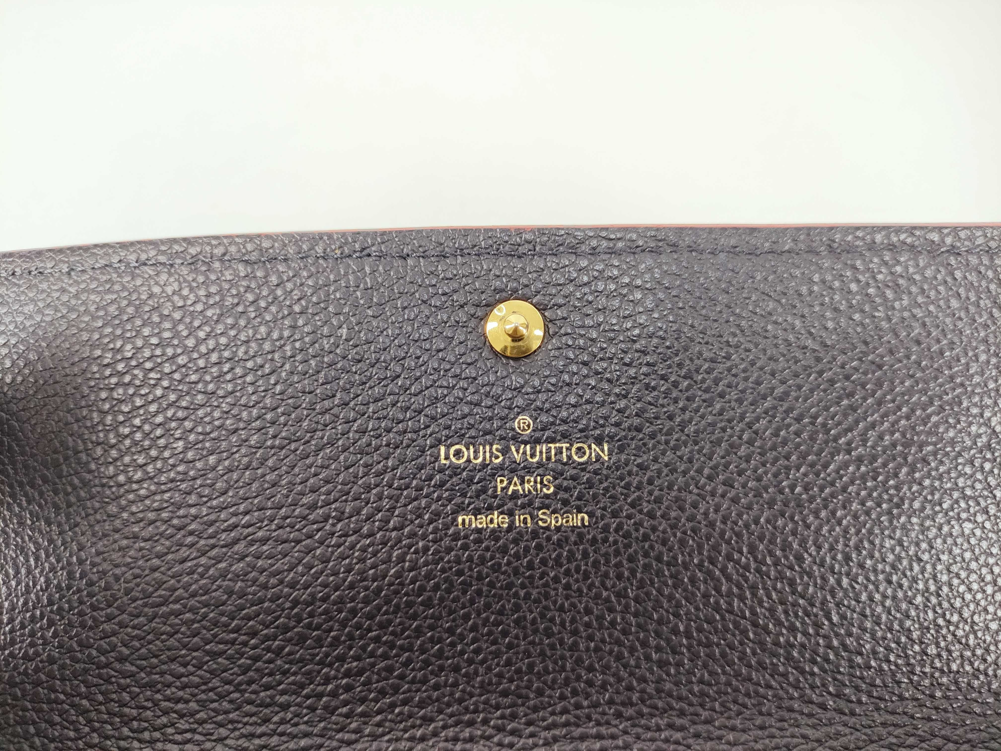 Pont Neuf M62127 CA1168 Empreinte Marine Rouge Wallet — view 12