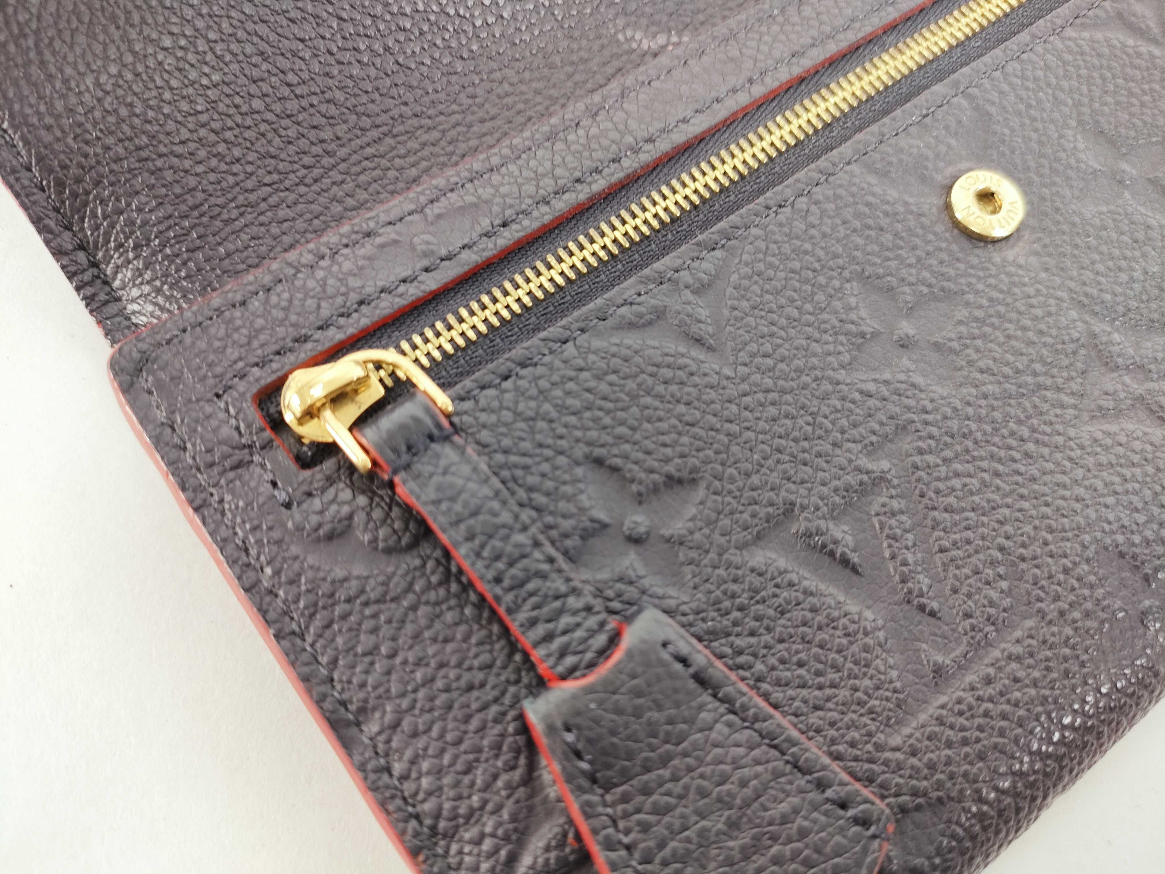 Pont Neuf M62127 CA1168 Empreinte Marine Rouge Wallet — view 14