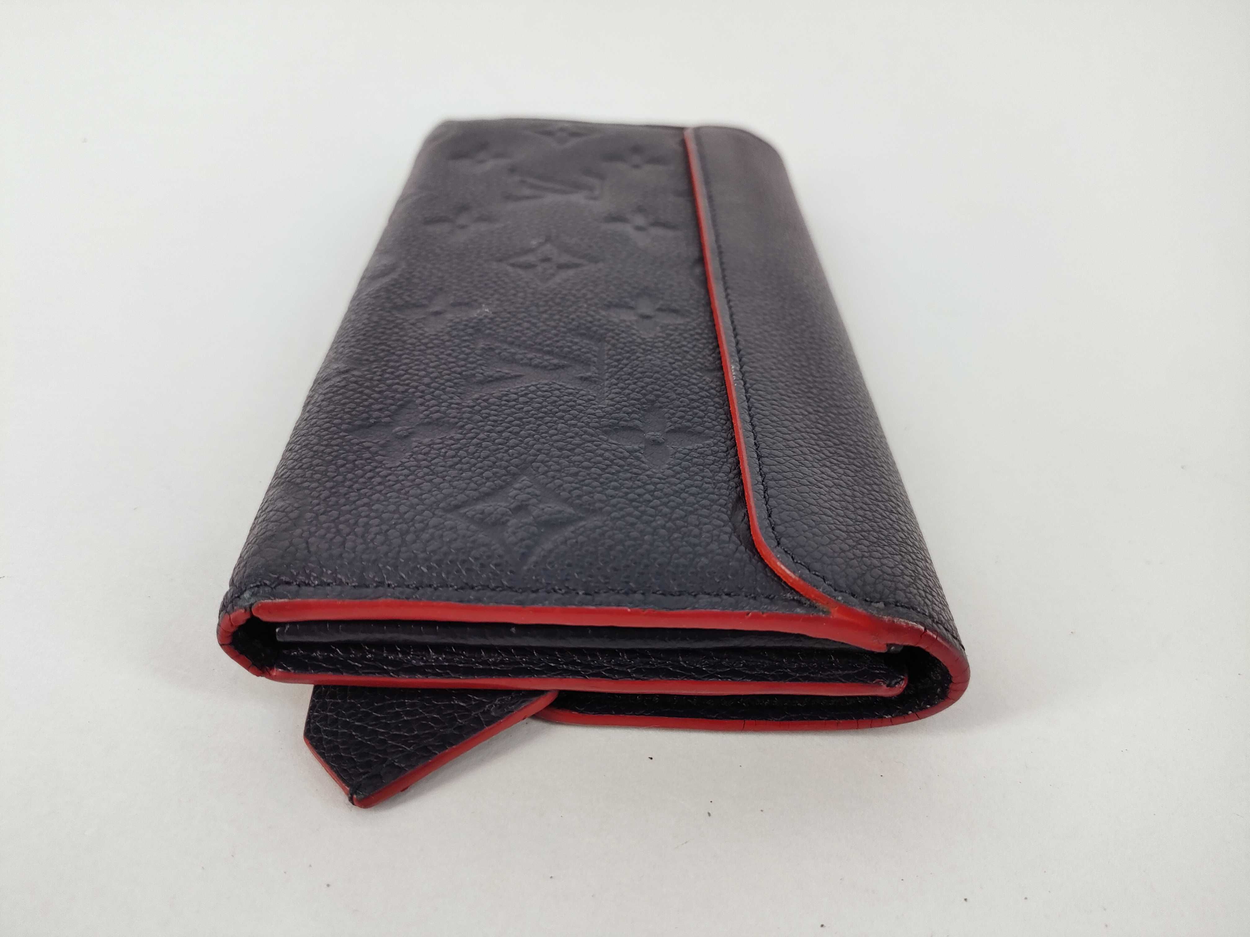 Pont Neuf M62127 CA1168 Empreinte Marine Rouge Wallet — view 6