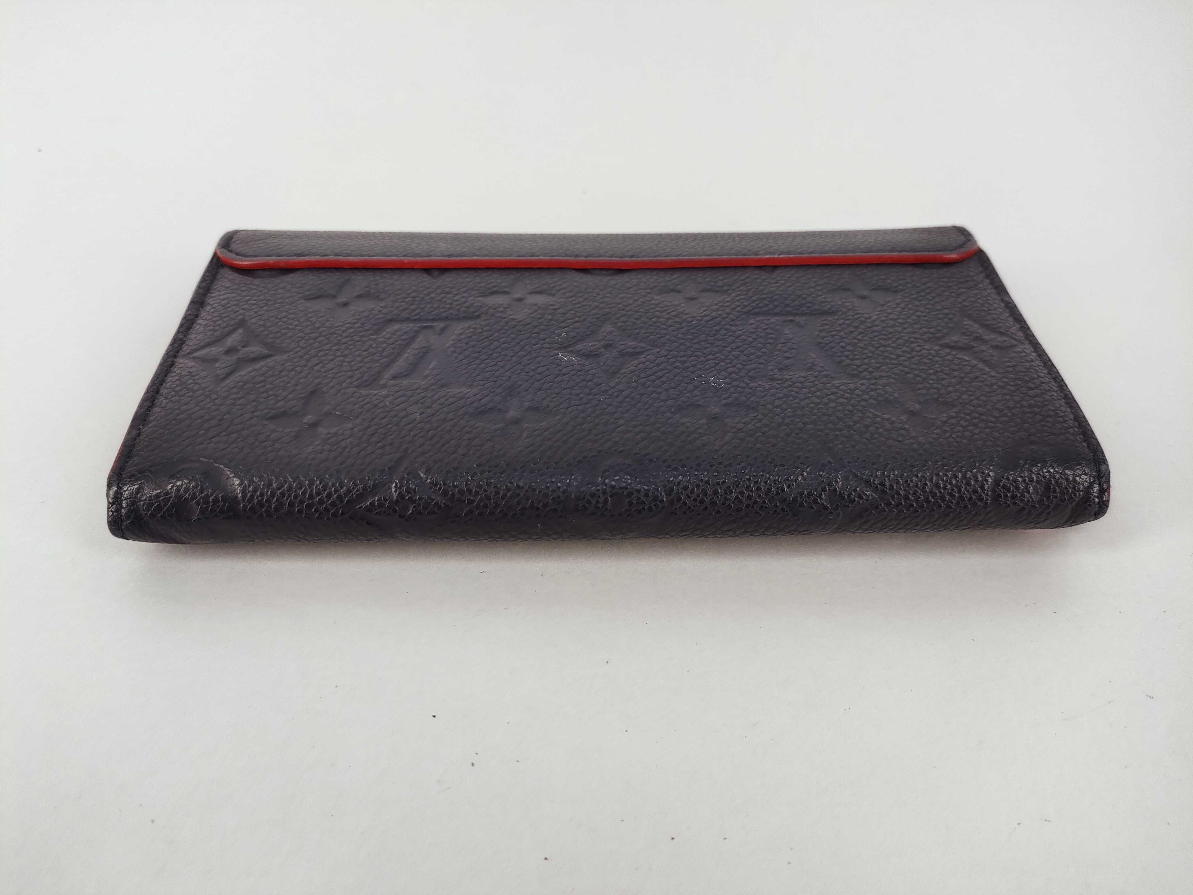Pont Neuf M62127 CA1168 Empreinte Marine Rouge Wallet — view 7