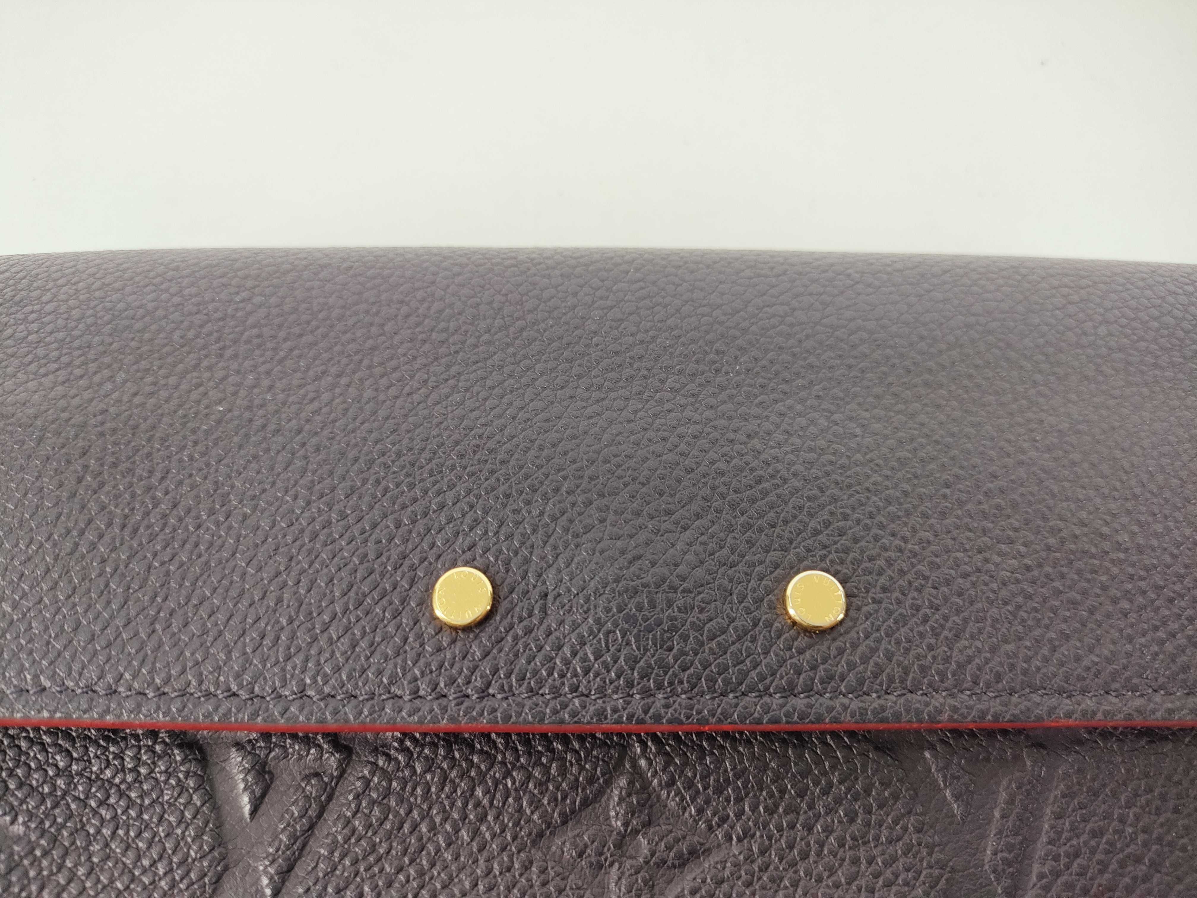 Pont Neuf M62127 CA1168 Empreinte Marine Rouge Wallet — view 8