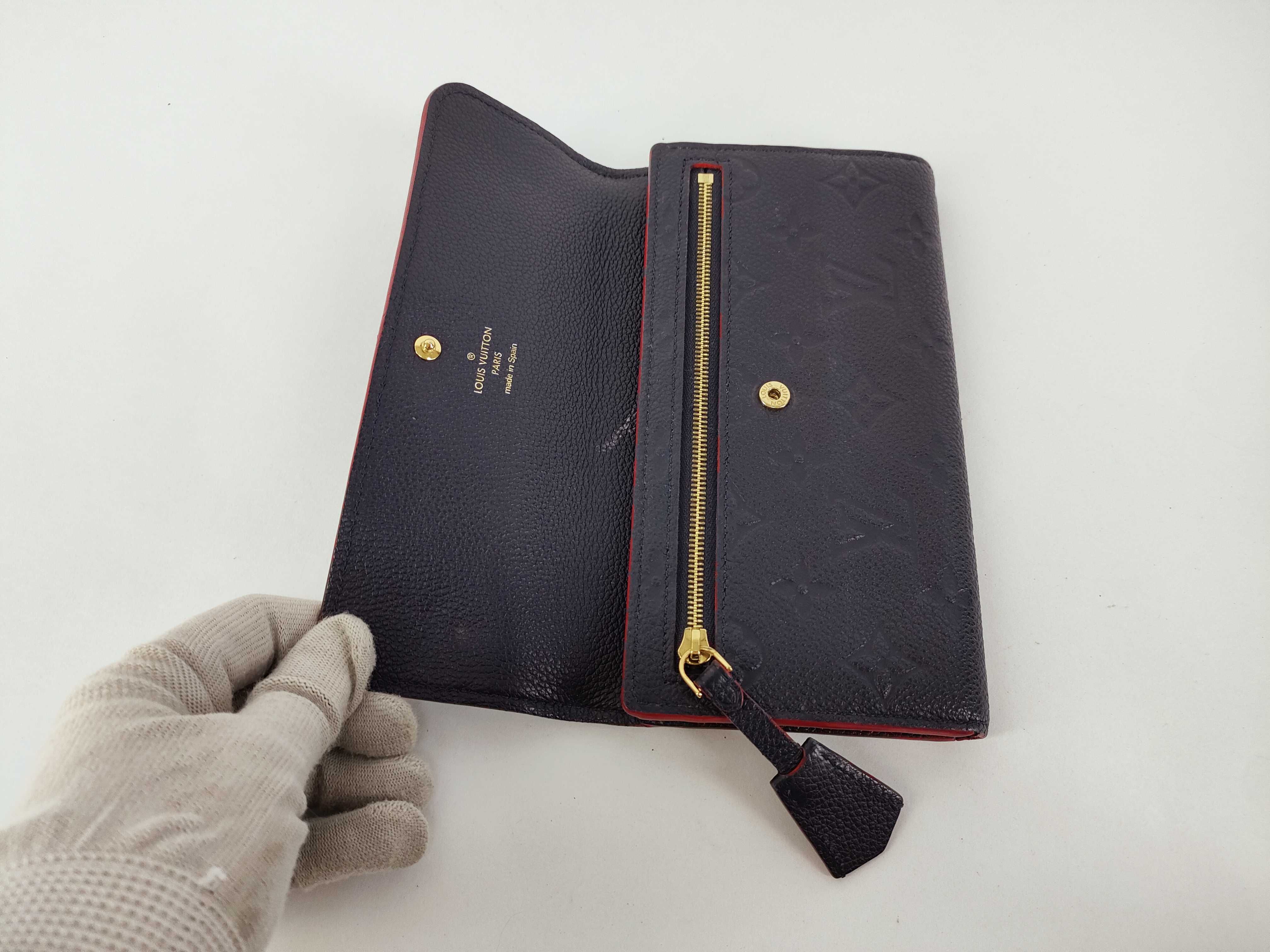Pont Neuf M62127 CA1168 Empreinte Marine Rouge Wallet — view 9