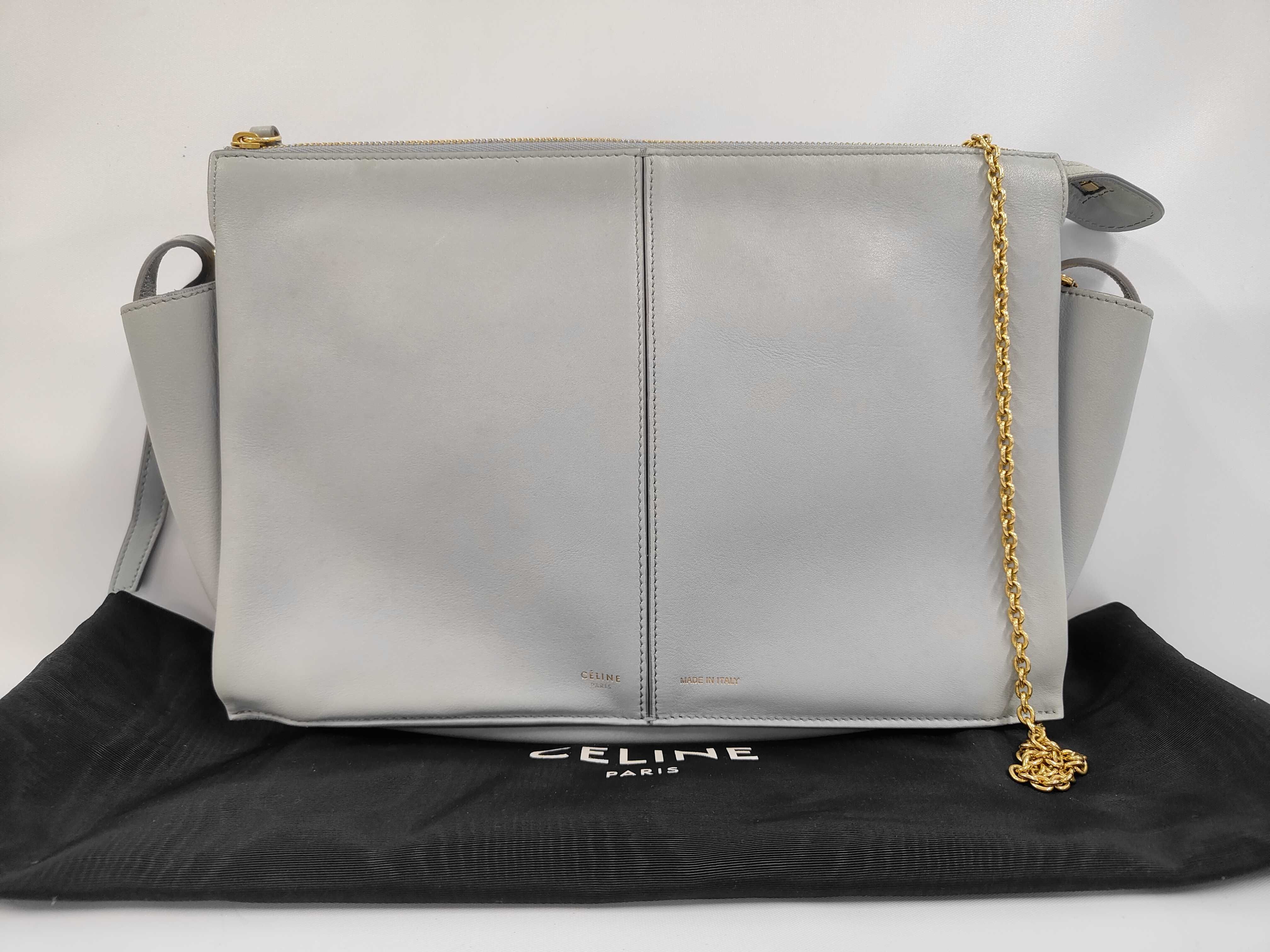 Trifold Chain Shoulder Bag