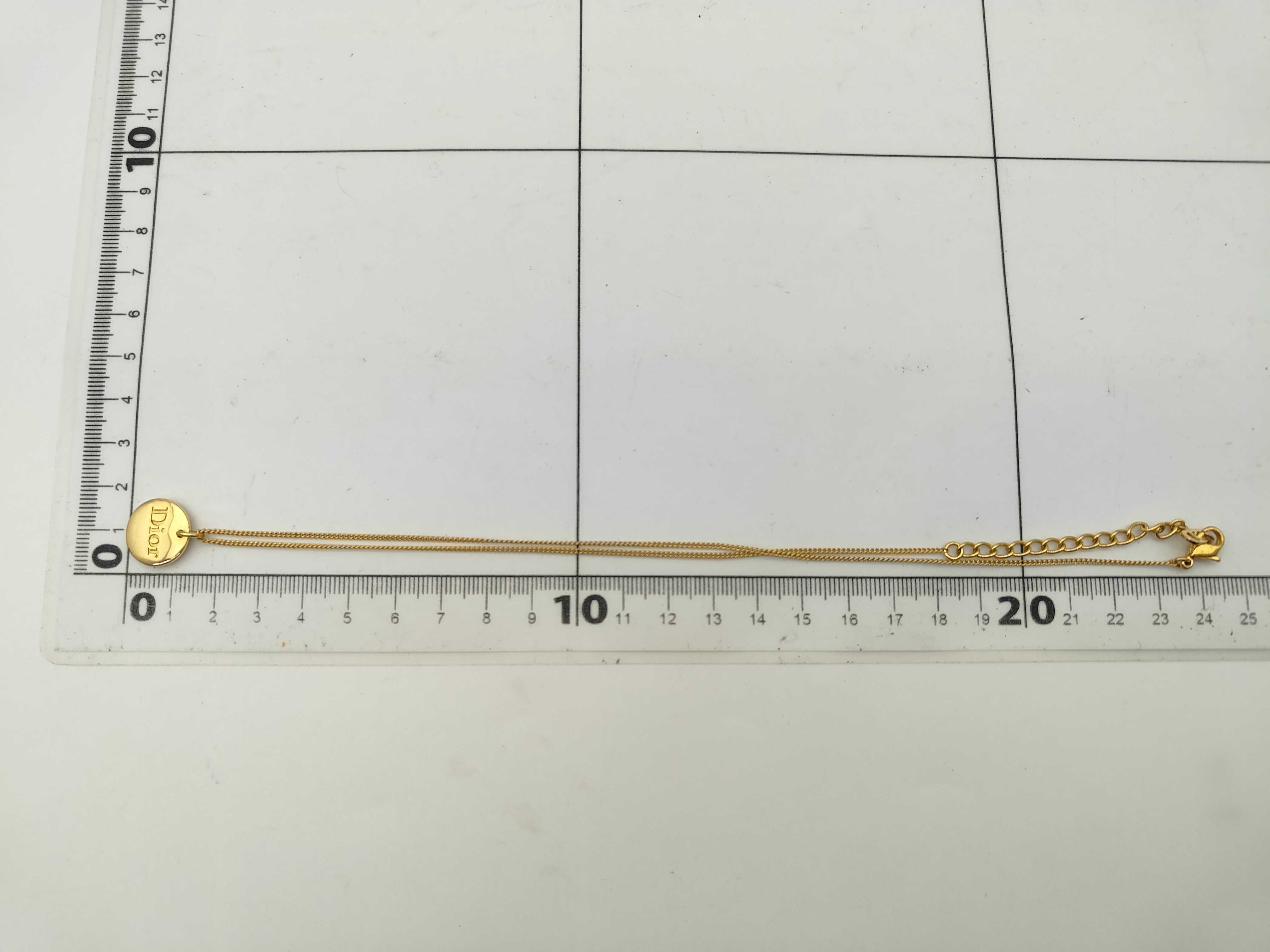 Logo Round Gold Necklace — view 6