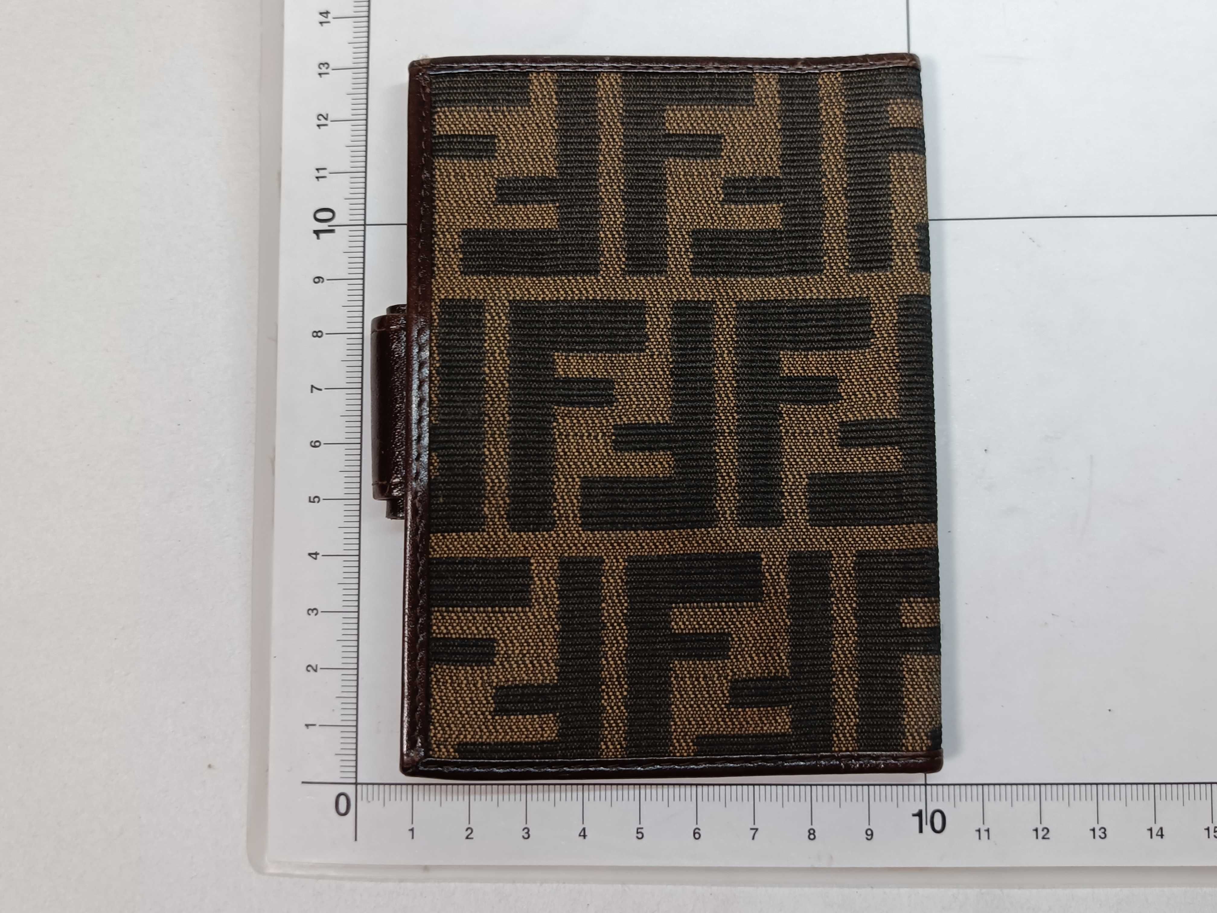 Zucca pattern canvas card case 07-02476-991 notebook cover — view 2