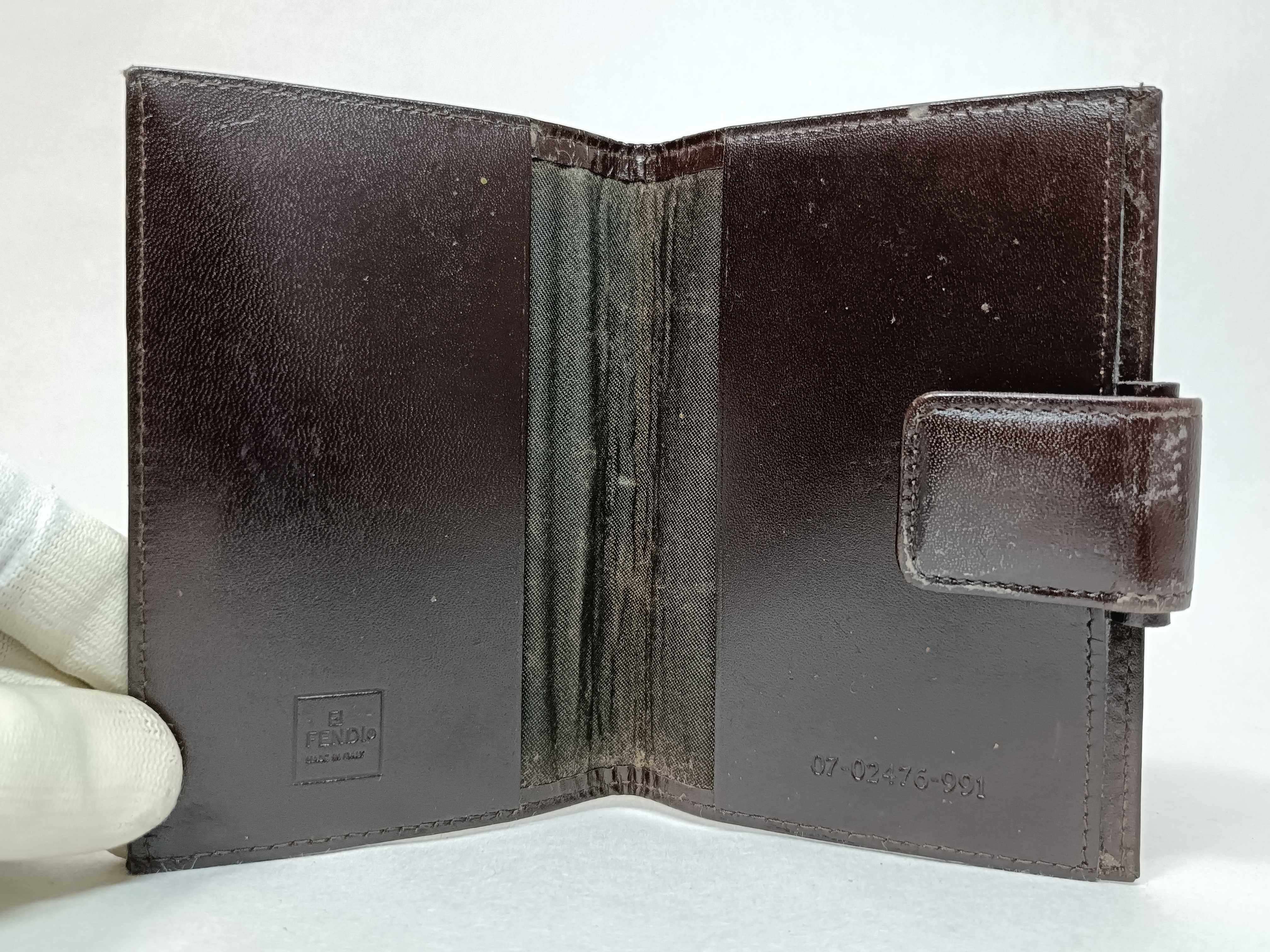 Zucca pattern canvas card case 07-02476-991 notebook cover — view 8