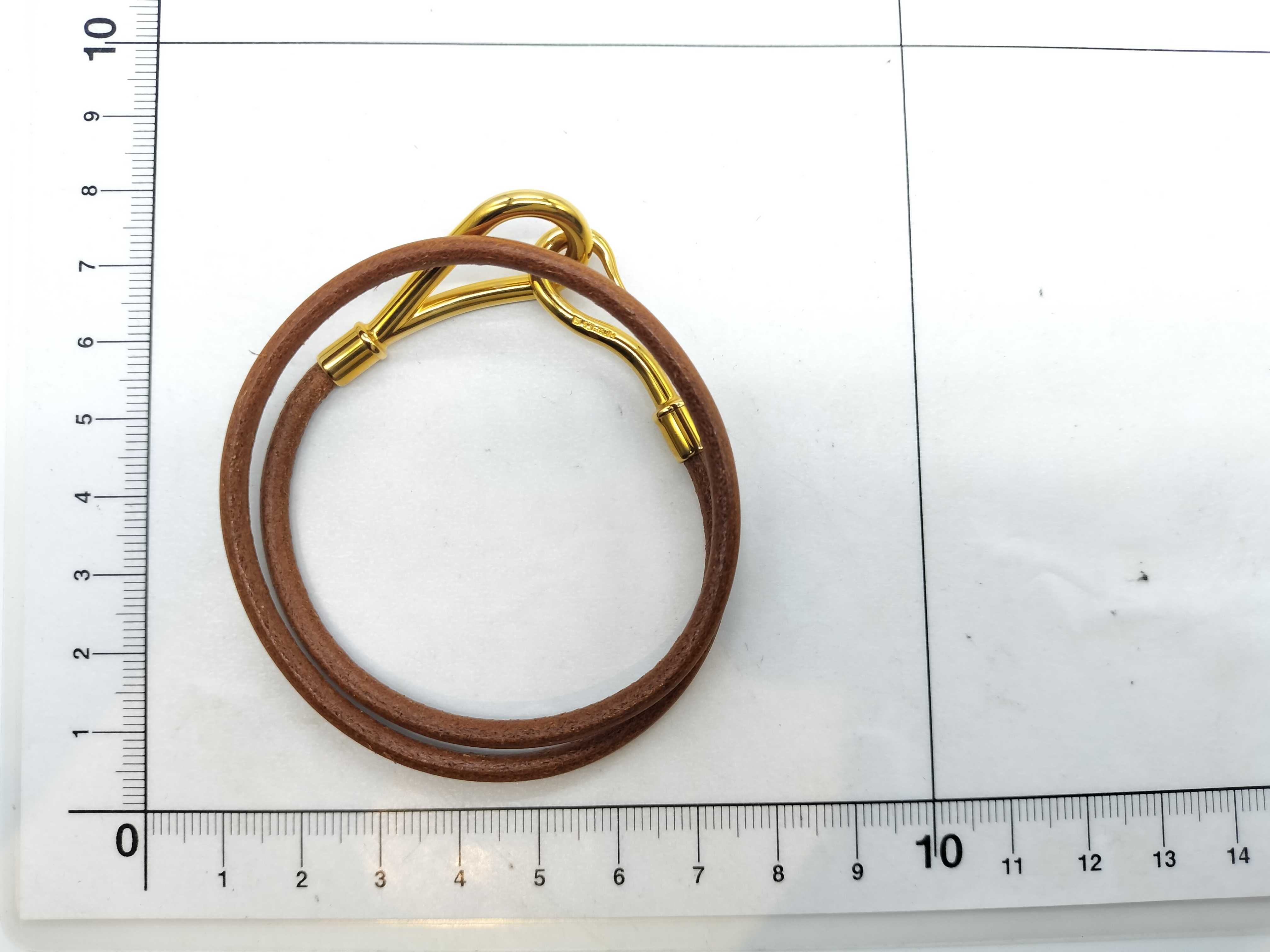 Jumbo Choker Double Bracelet GP Brown Bracelet/Bangle — view 5