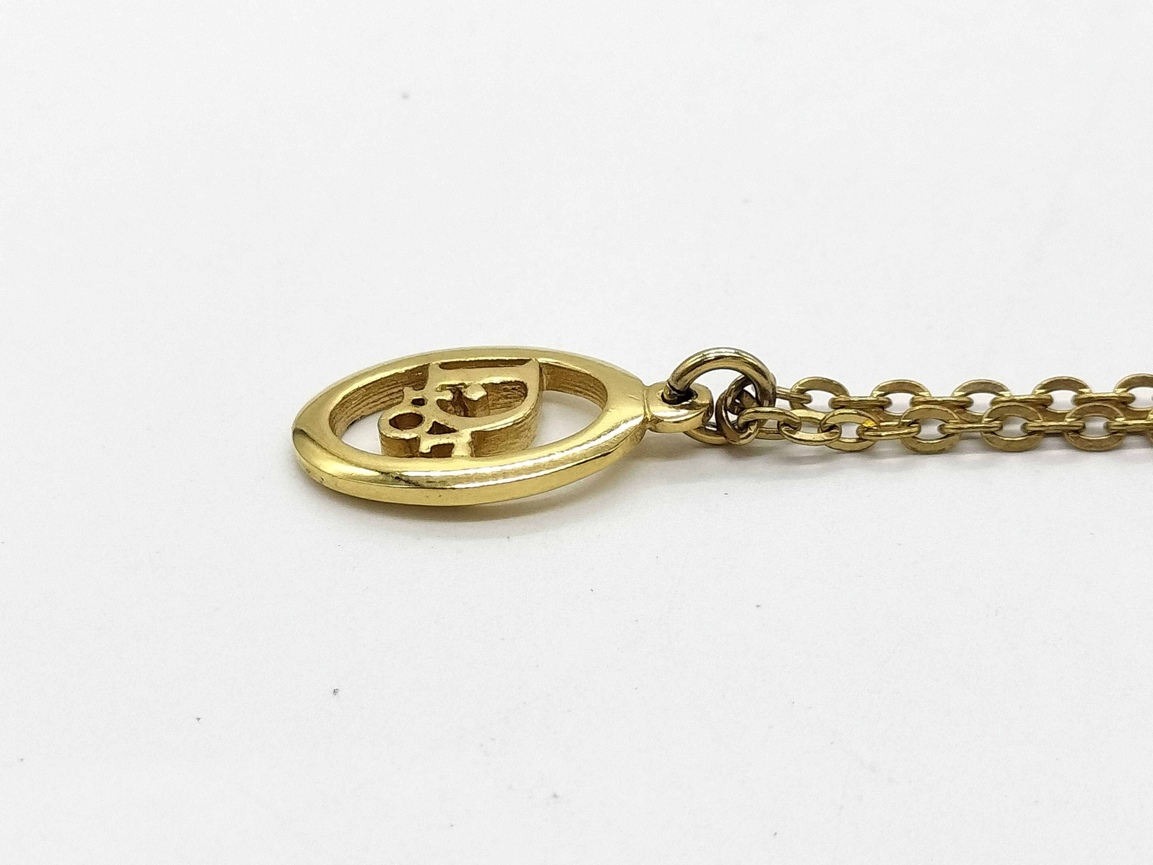 CD Logo Necklace — view 3