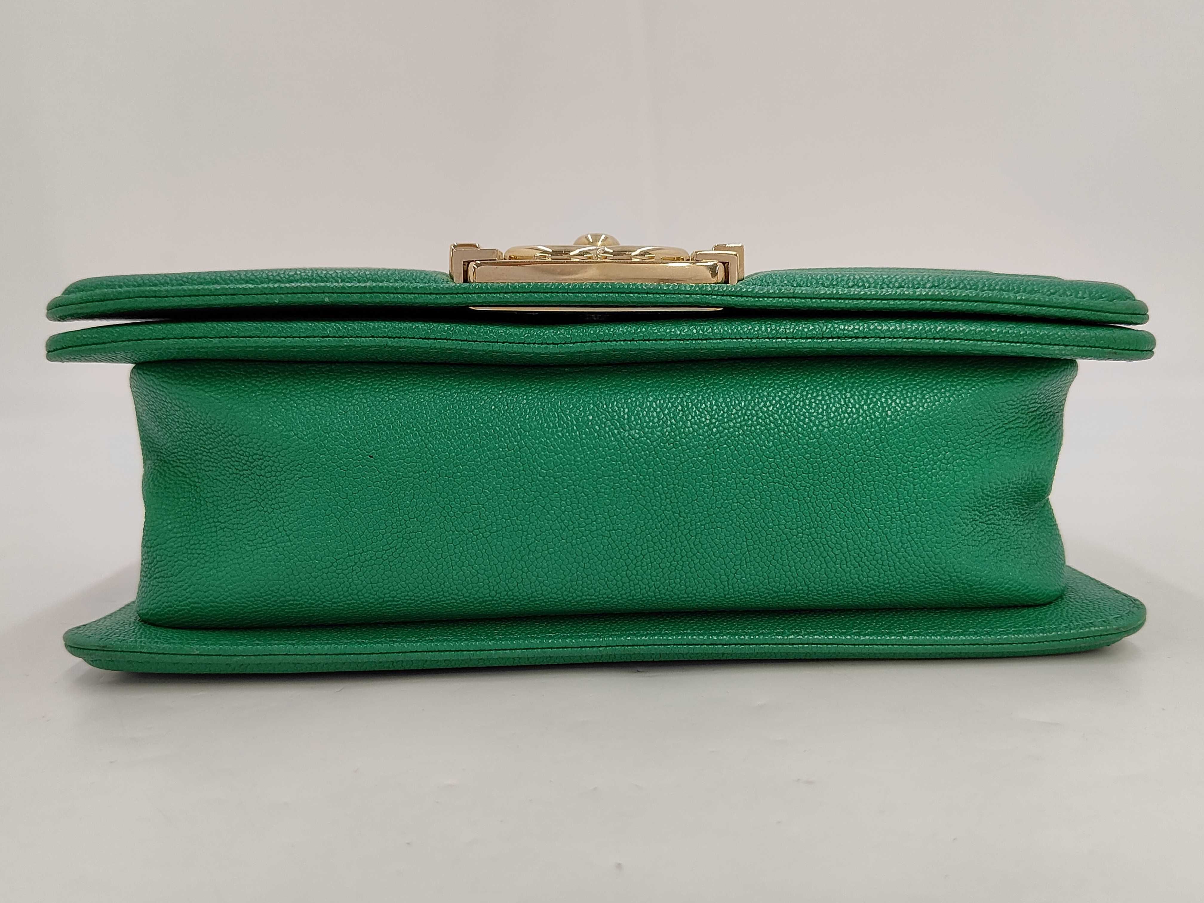 Le Boy Green Quilted Lambskin Shoulder Bag — view 3