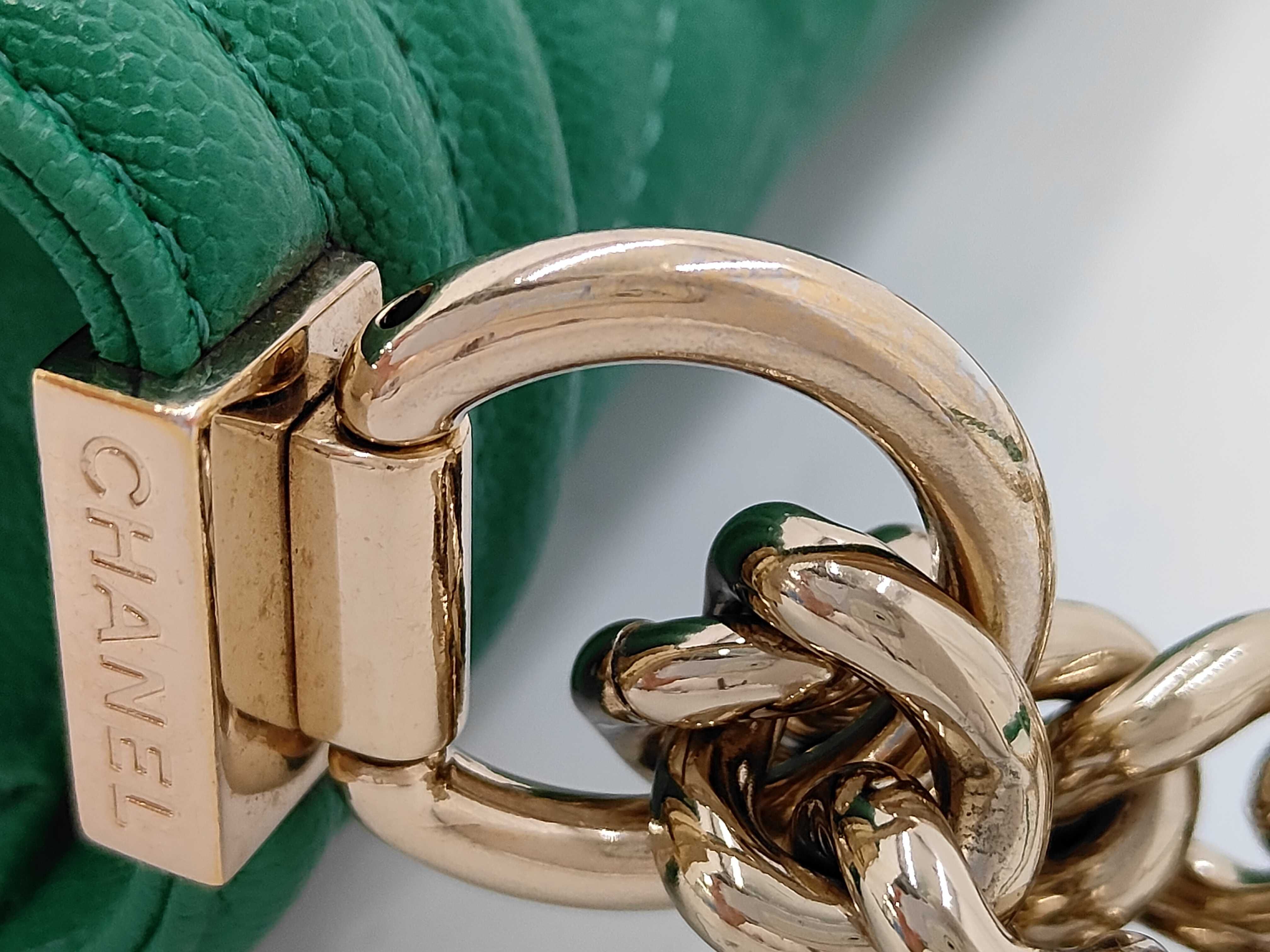 Le Boy Green Quilted Lambskin Shoulder Bag — view 8