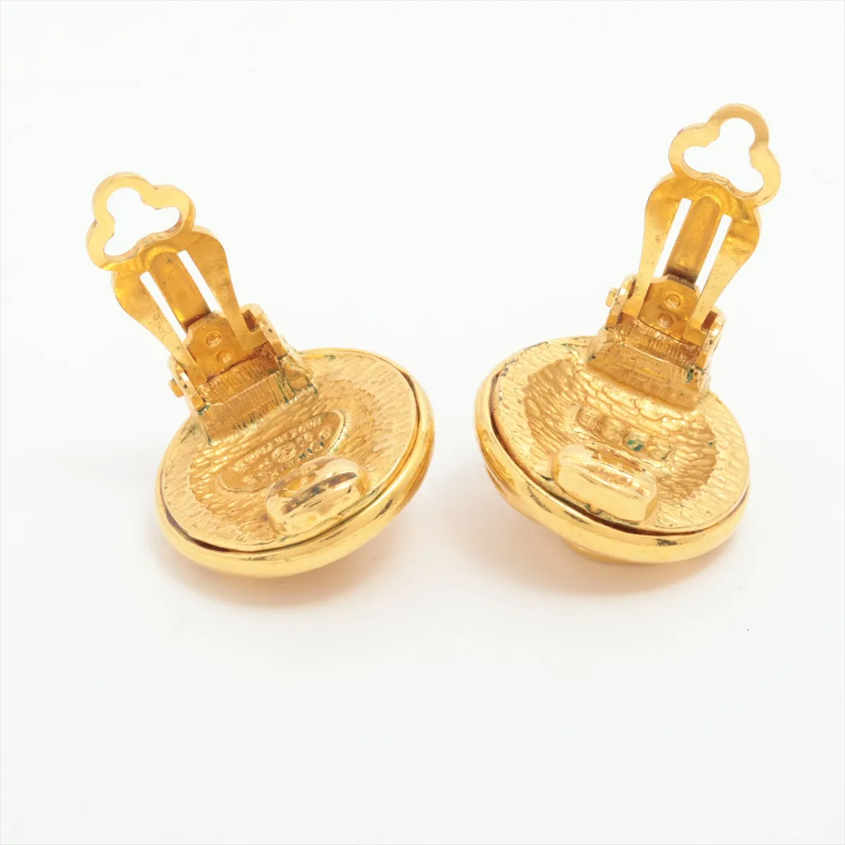Coco Mark 93P/2935 Earrings (Pair) GP Gold. Shows signs of wear: — view 4