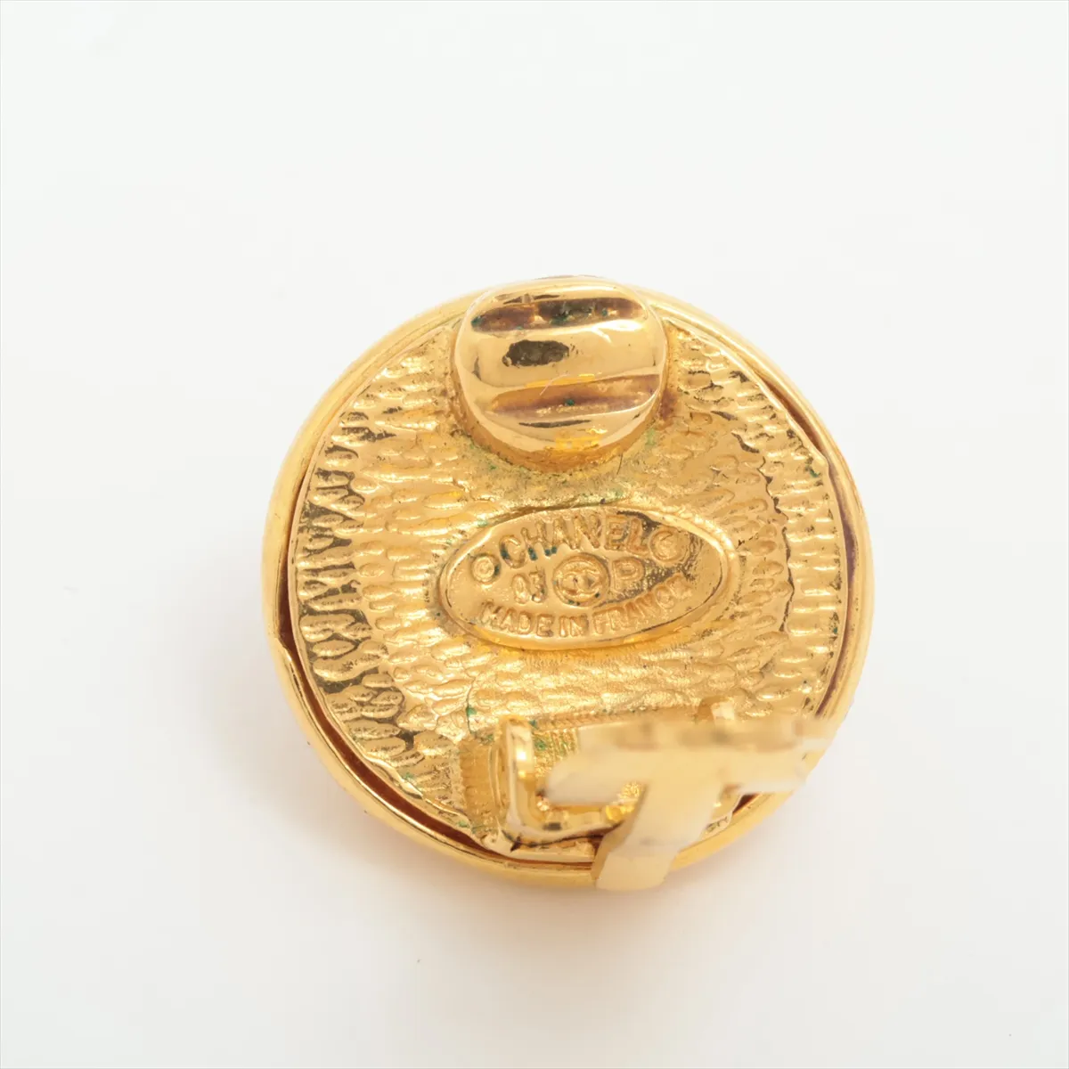 Coco Mark 93P/2935 Earrings (Pair) GP Gold. Shows signs of wear: — view 5