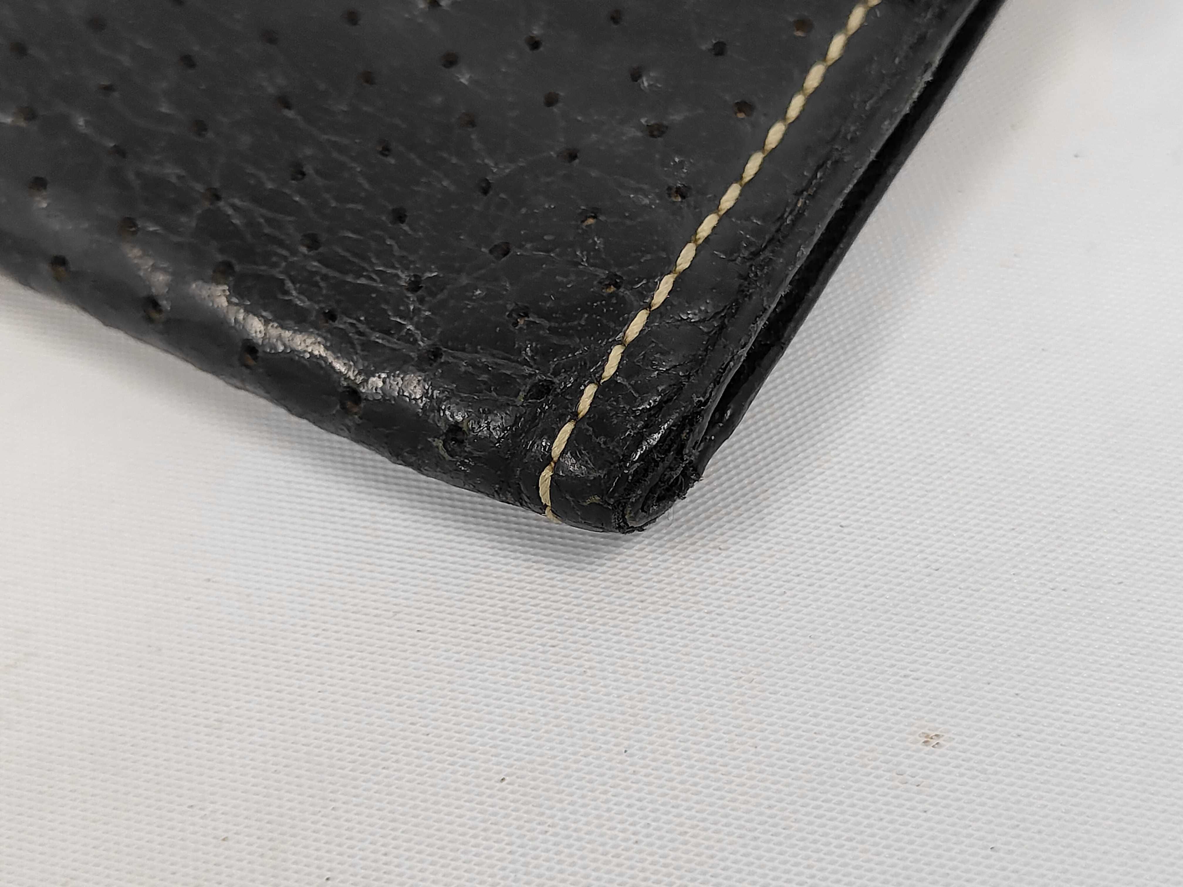 folding wallet, perforated leather wallet — view 4