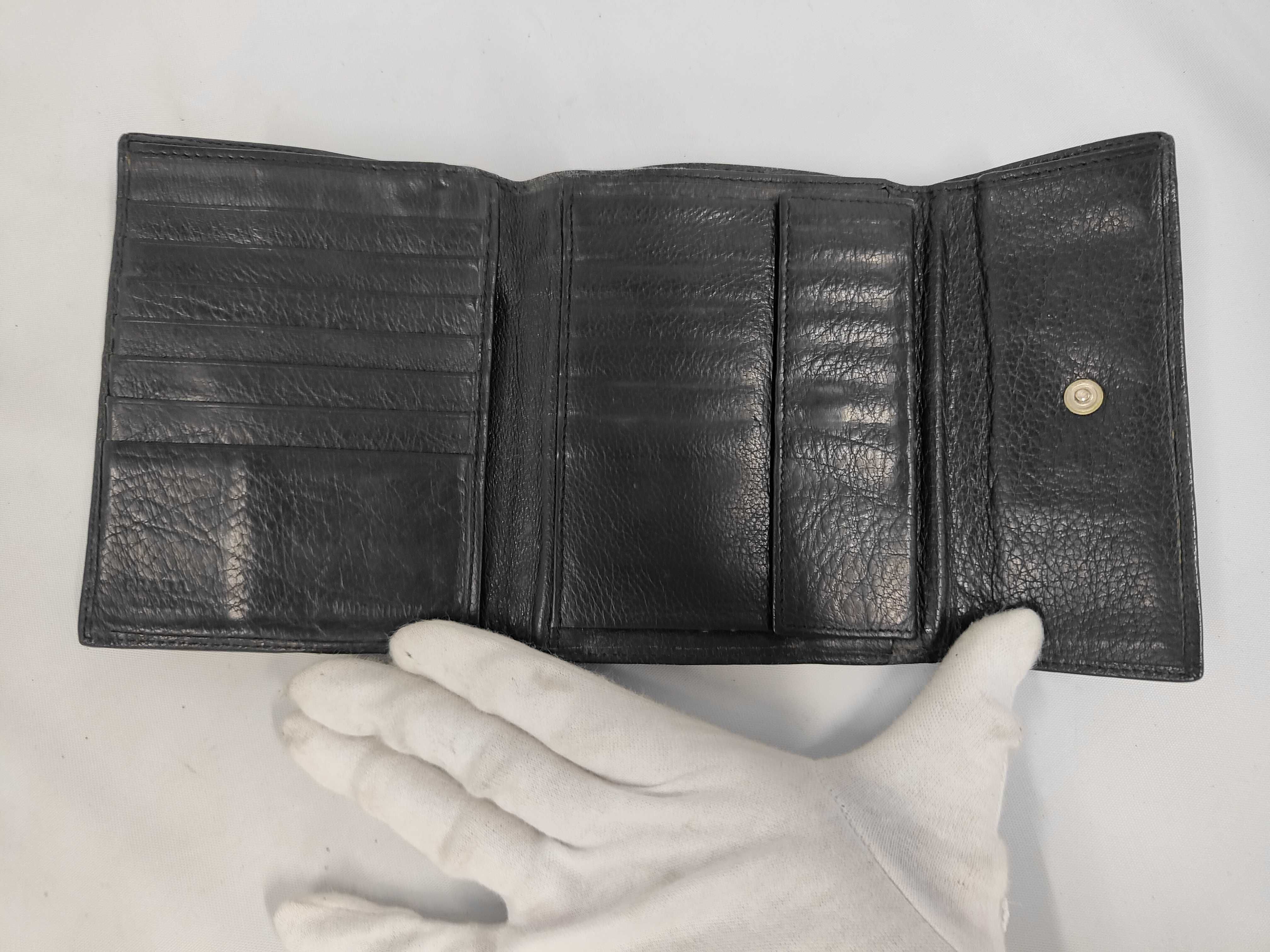 folding wallet, perforated leather wallet — view 6