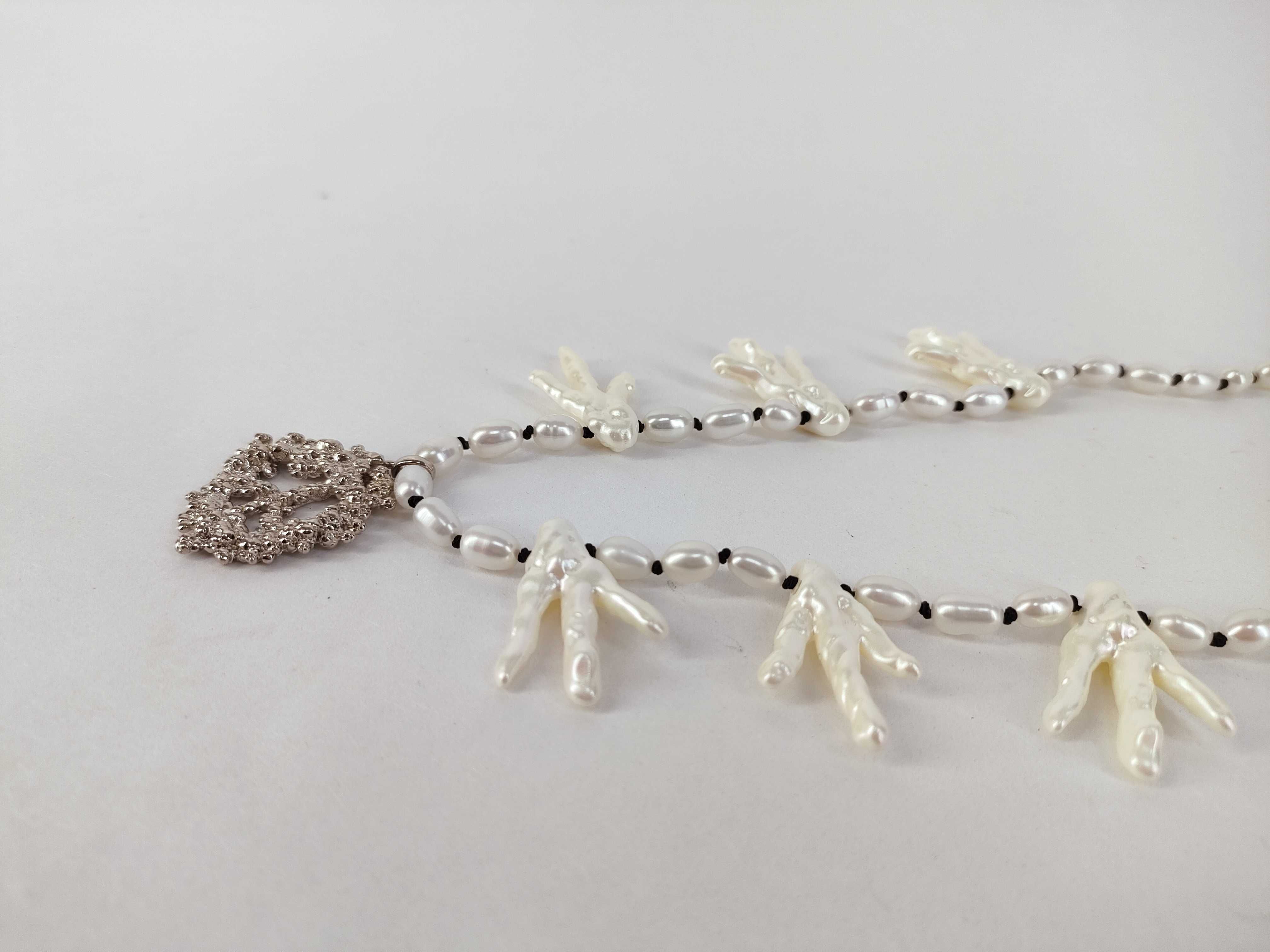Denima Tears Pearl Necklace — view 6