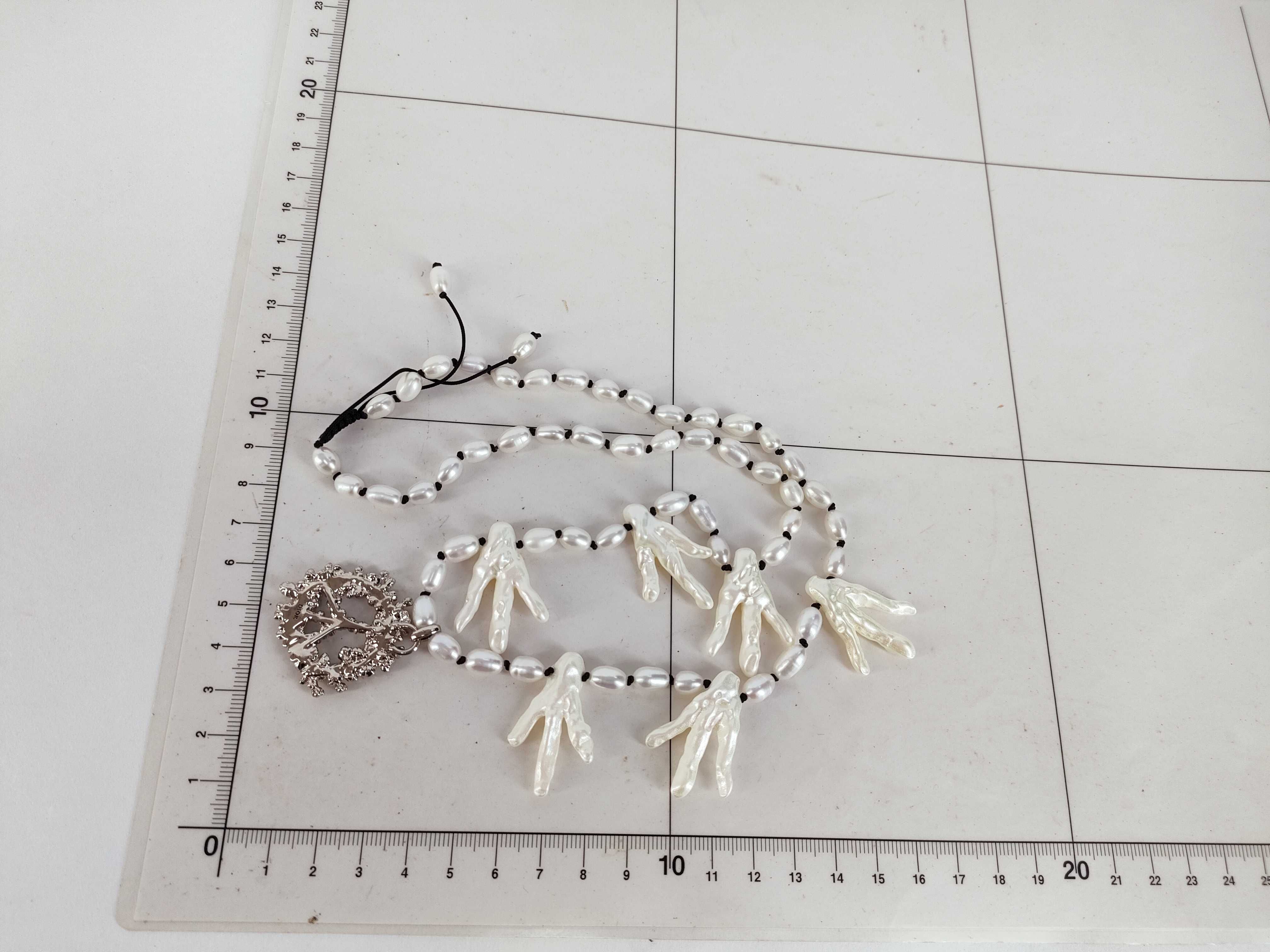 Denima Tears Pearl Necklace — view 10