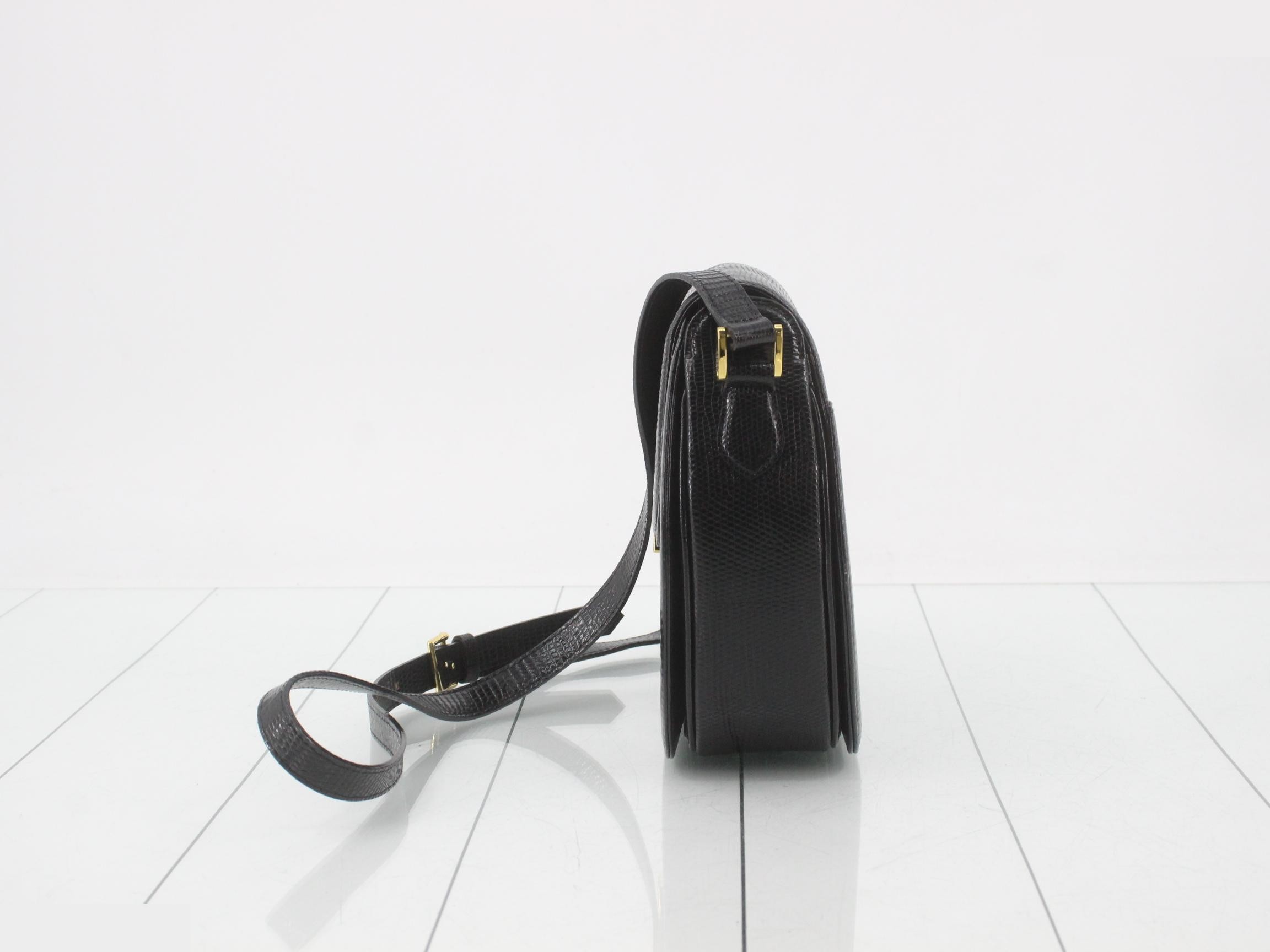 Lizard Shoulder Bag - Cassandra — view 3