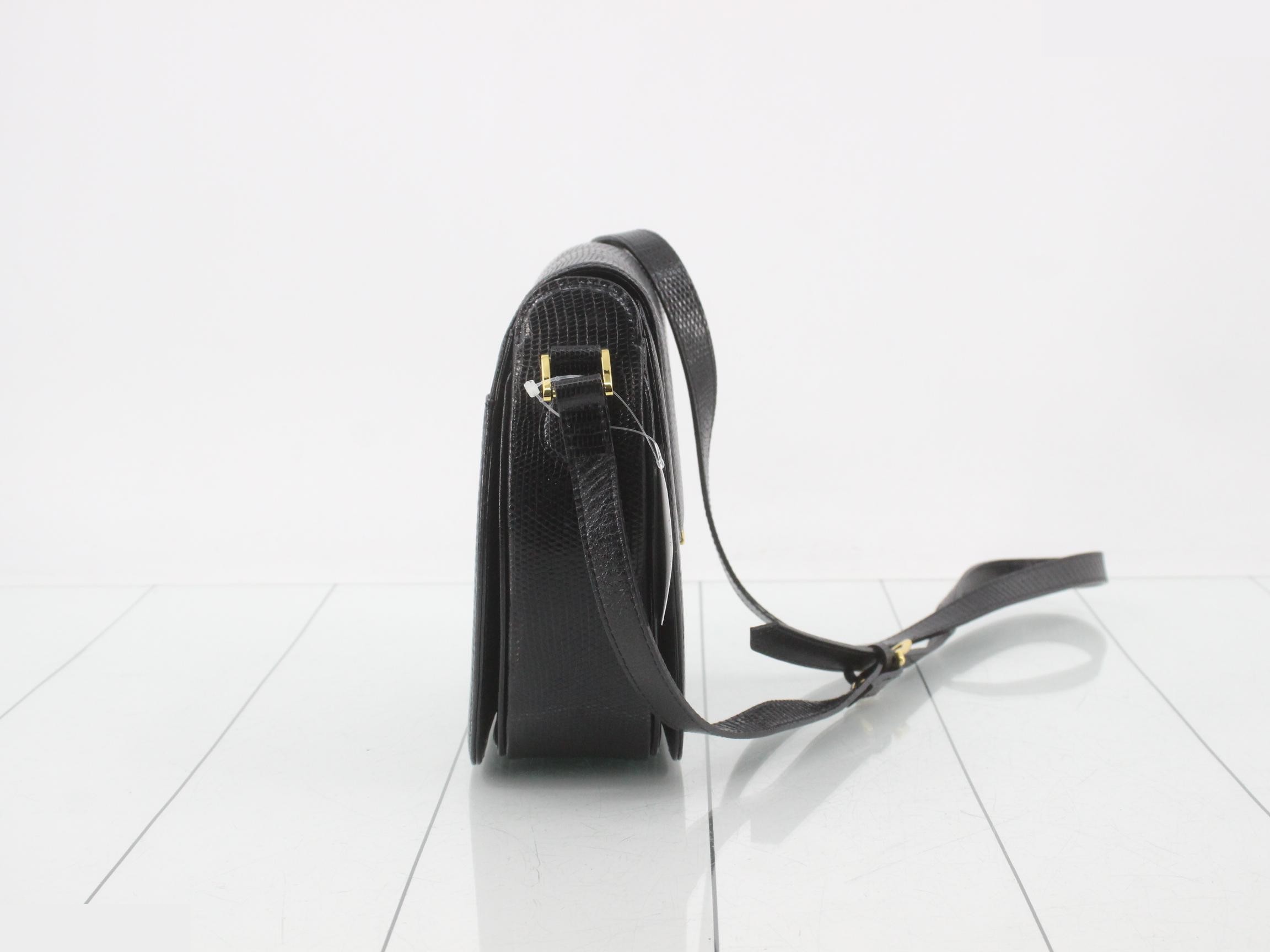 Lizard Shoulder Bag - Cassandra — view 4