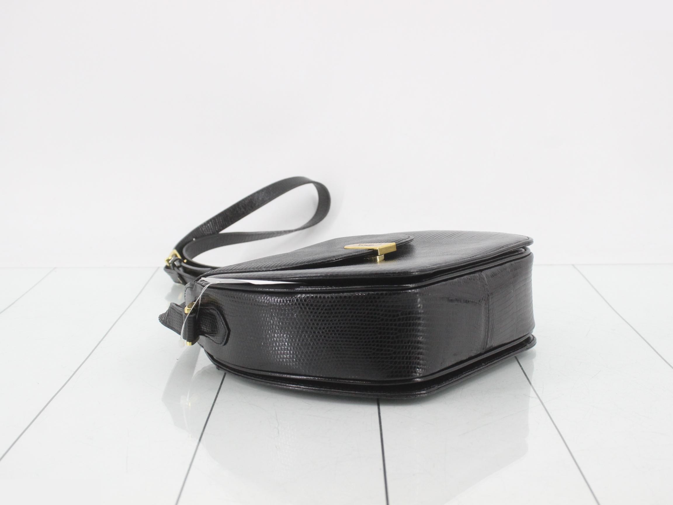 Lizard Shoulder Bag - Cassandra — view 5