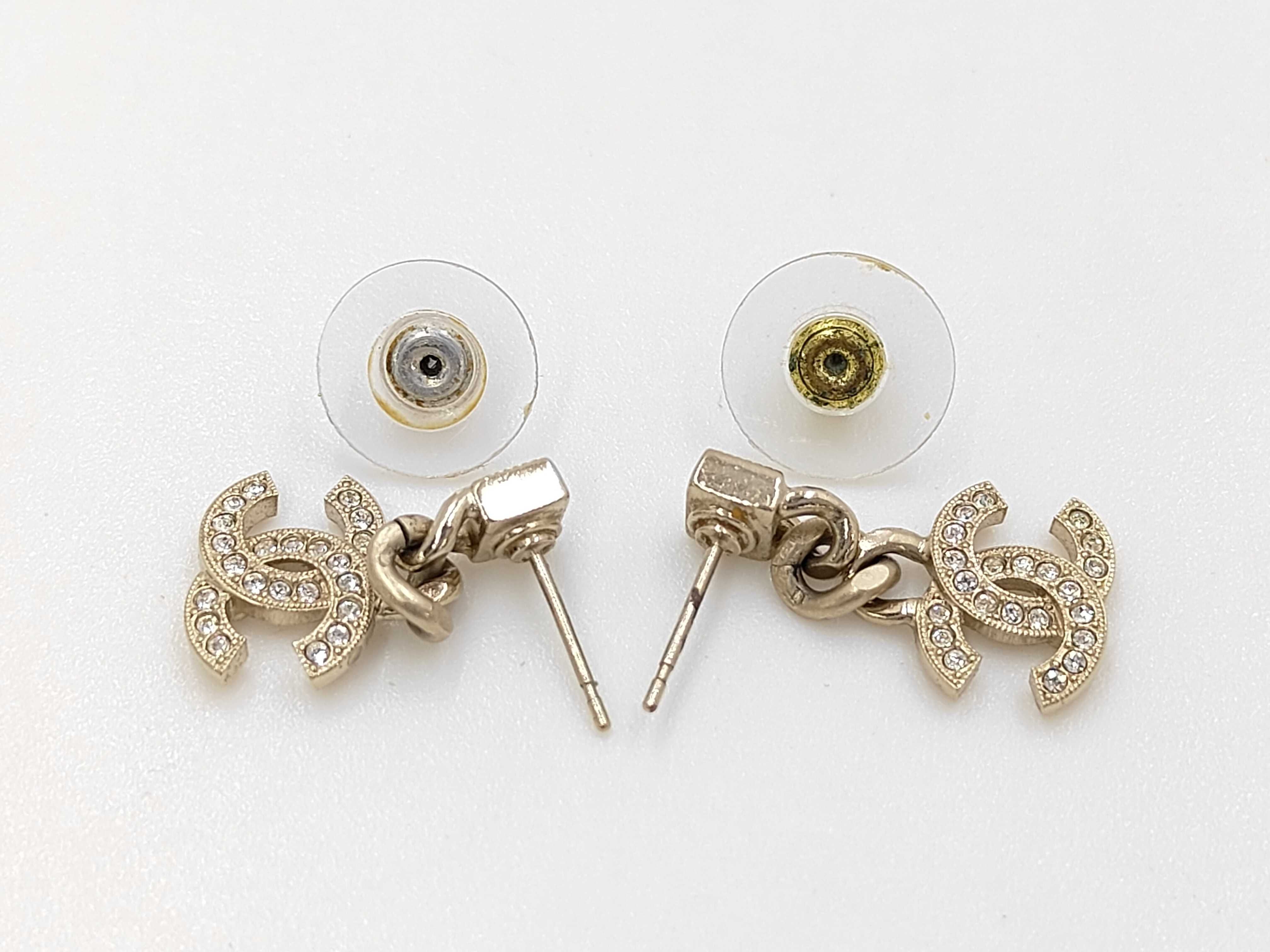 C24V Metal Coco Mark Earrings — view 3