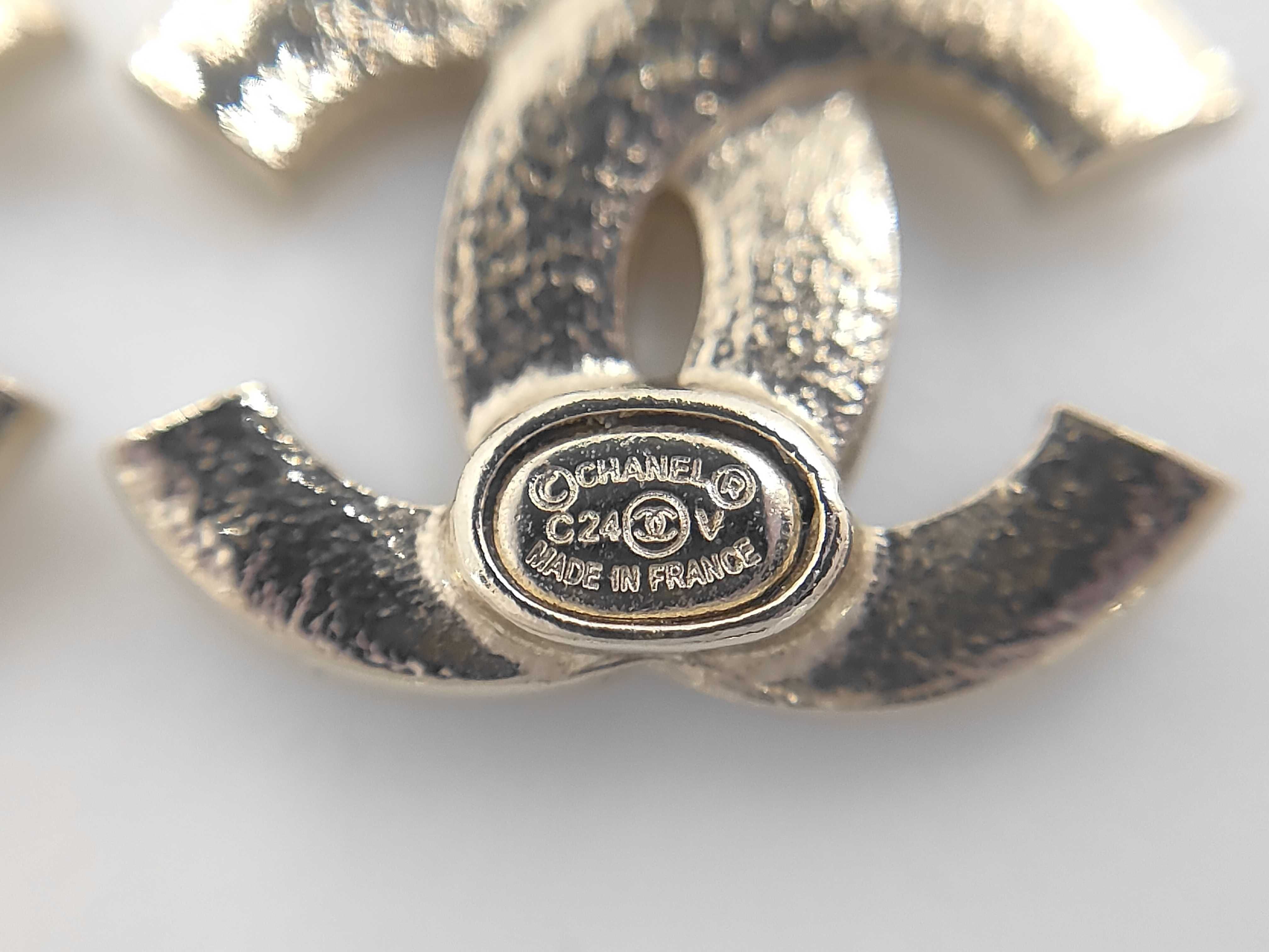 C24V Metal Coco Mark Earrings — view 5