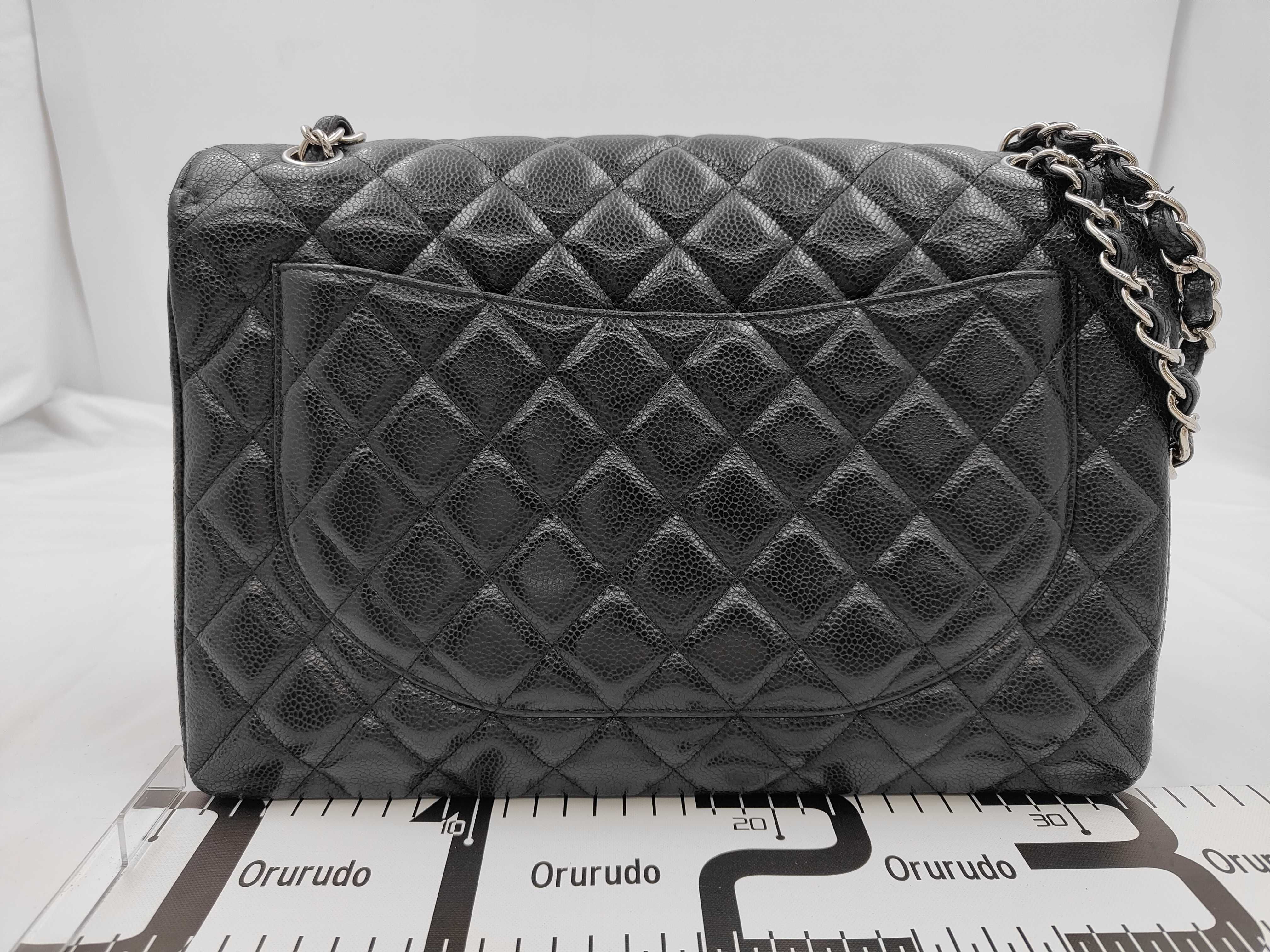 Caviar Skin 34 Double Flap Bag (with seal) - Shoulder Bag — view 2