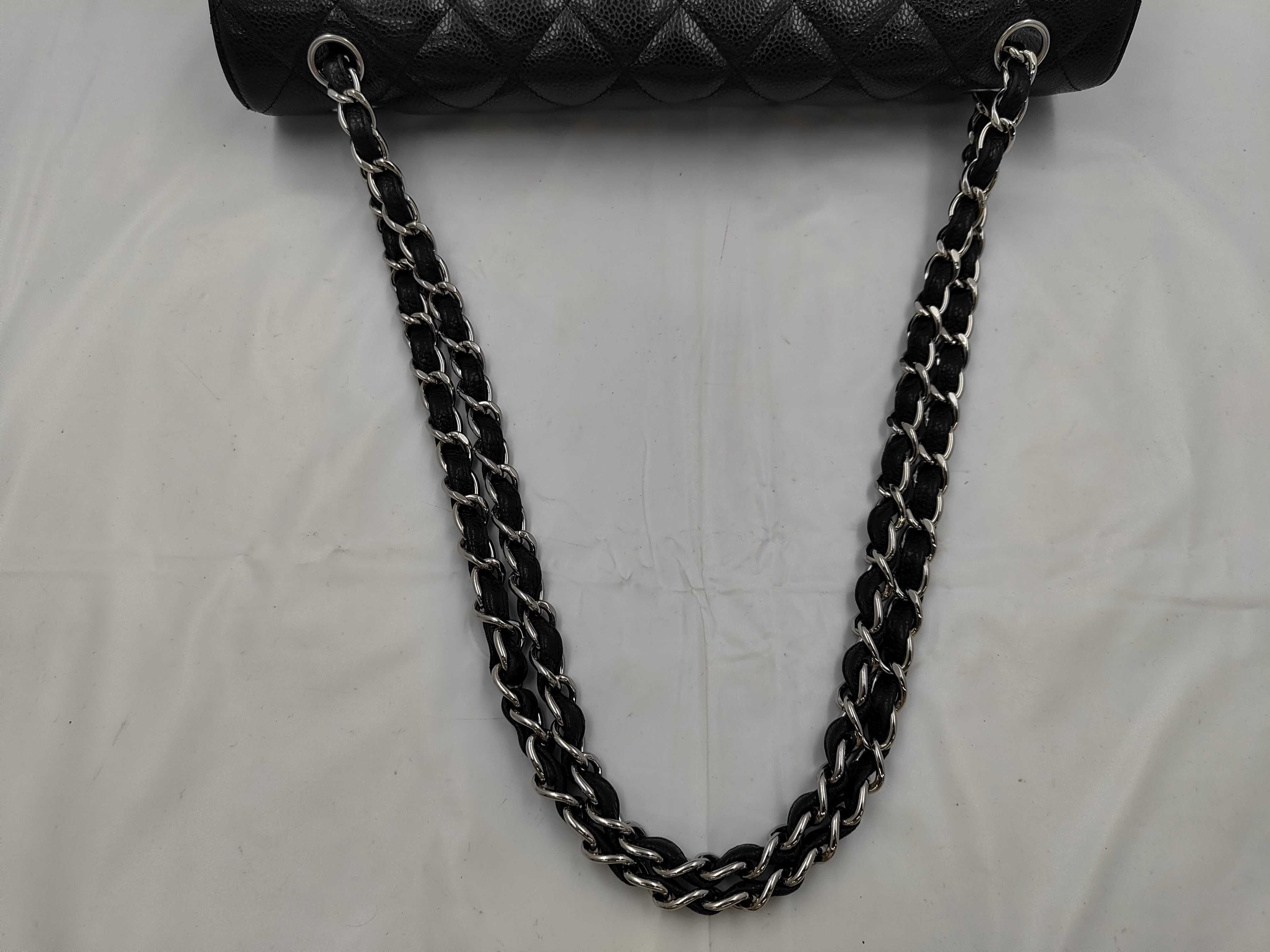 Caviar Skin 34 Double Flap Bag (with seal) - Shoulder Bag — view 3